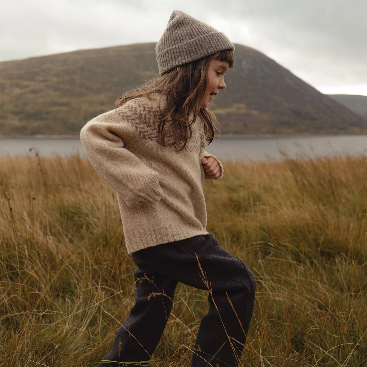 Garden Baby & Kids Sweater - Lambswool - Mallow - Image 4