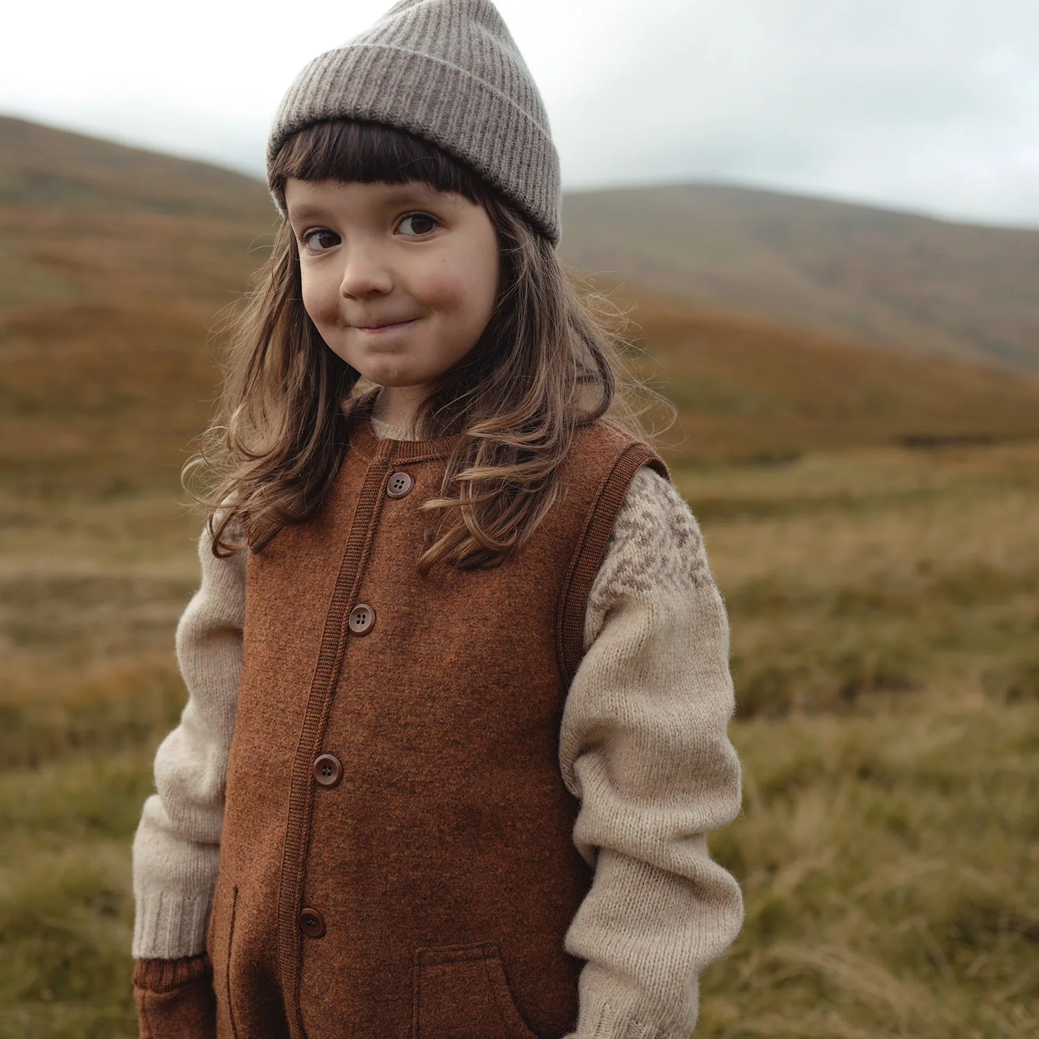 Garden Baby & Kids Sweater - Lambswool - Mallow - Image 8