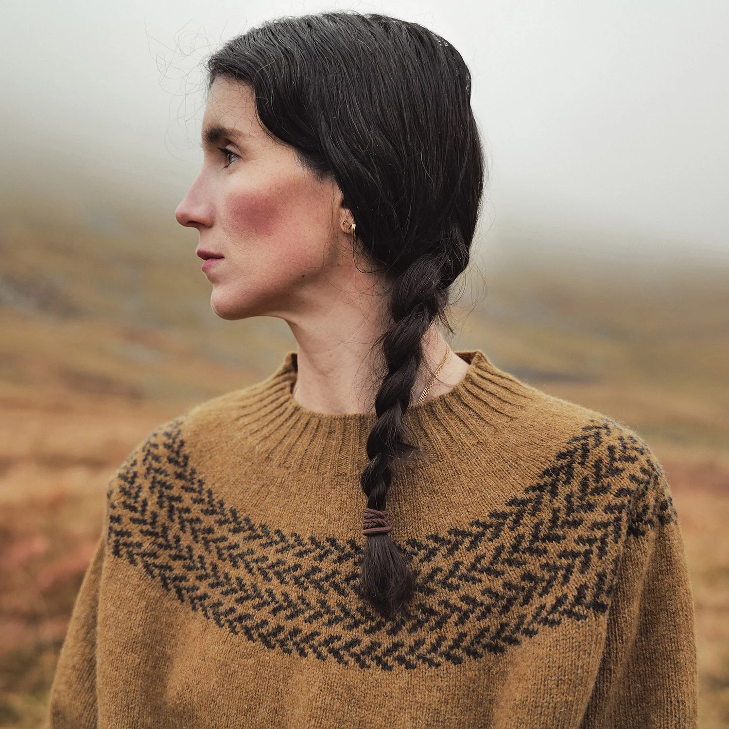 Garden Women's Sweater - Lambswool - Asparagus