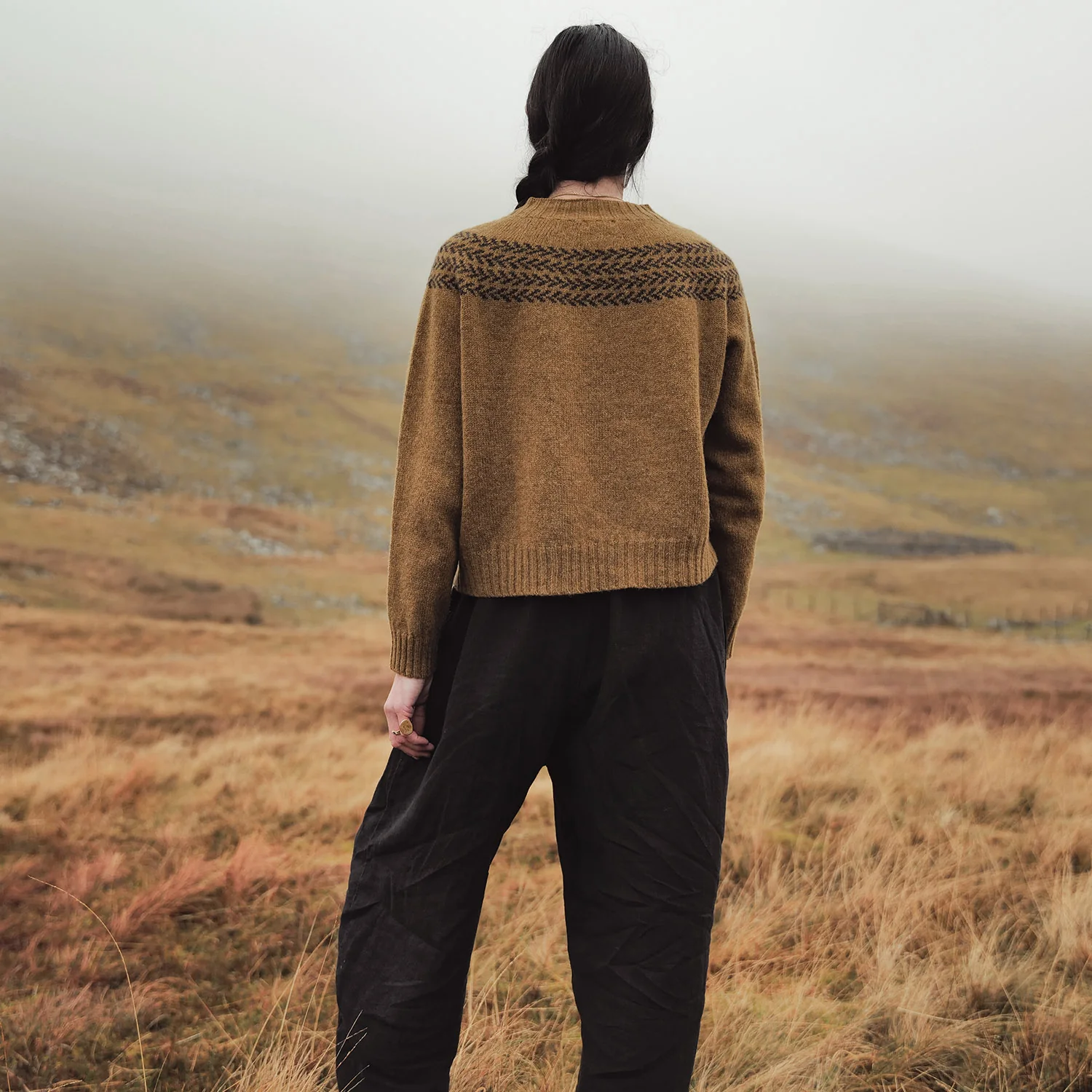 Garden Women's Sweater - Lambswool - Asparagus - Image 5