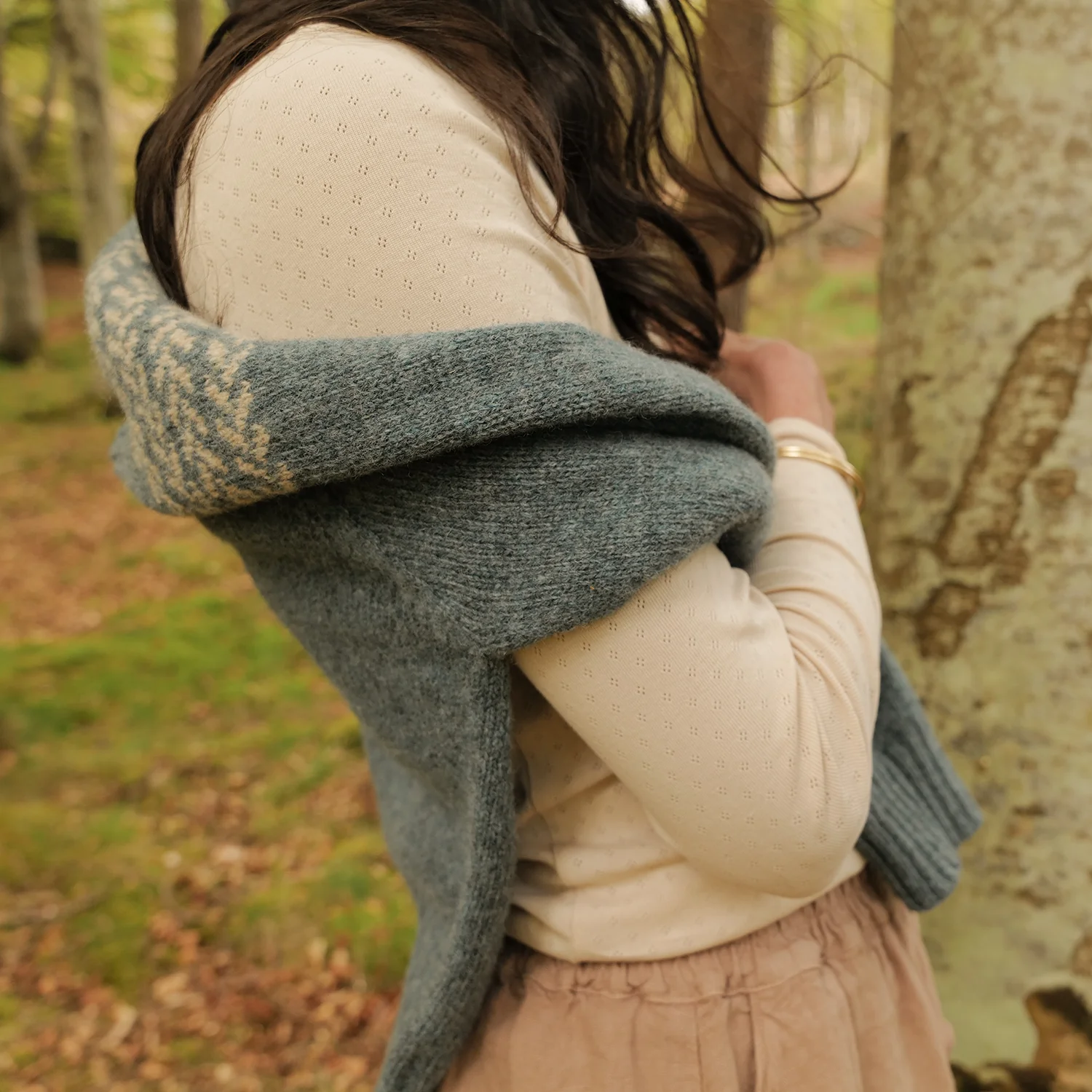 Garden Women's Sweater - Lambswool - Dusk - Image 3
