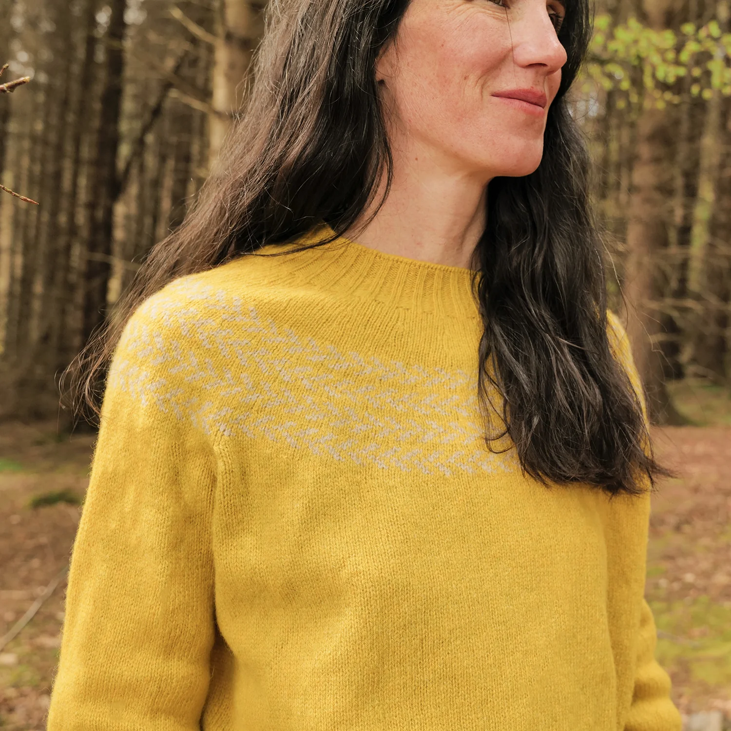 Garden Women's Sweater - Lambswool - Citrine - Image 2