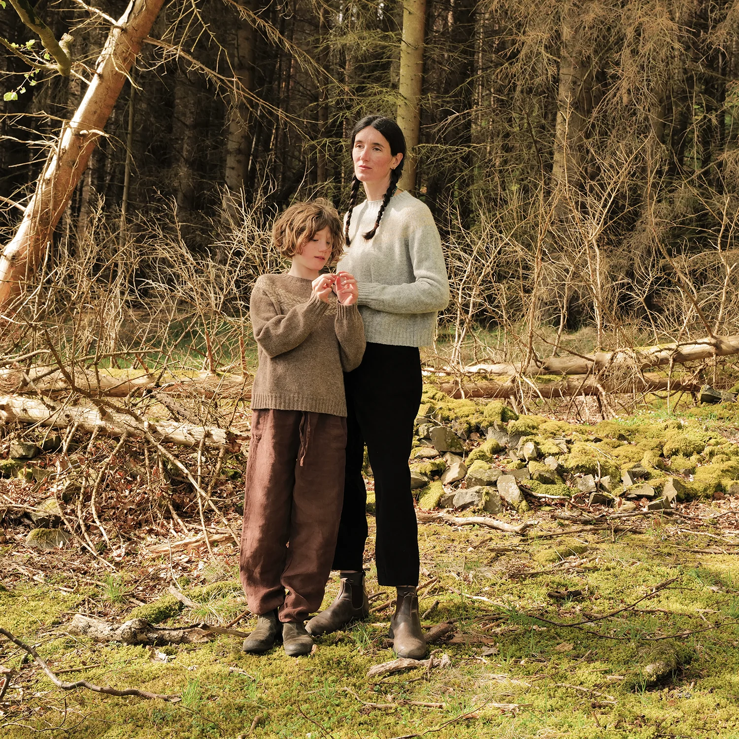Garden Women's Sweater - Lambswool - Flint - Image 3