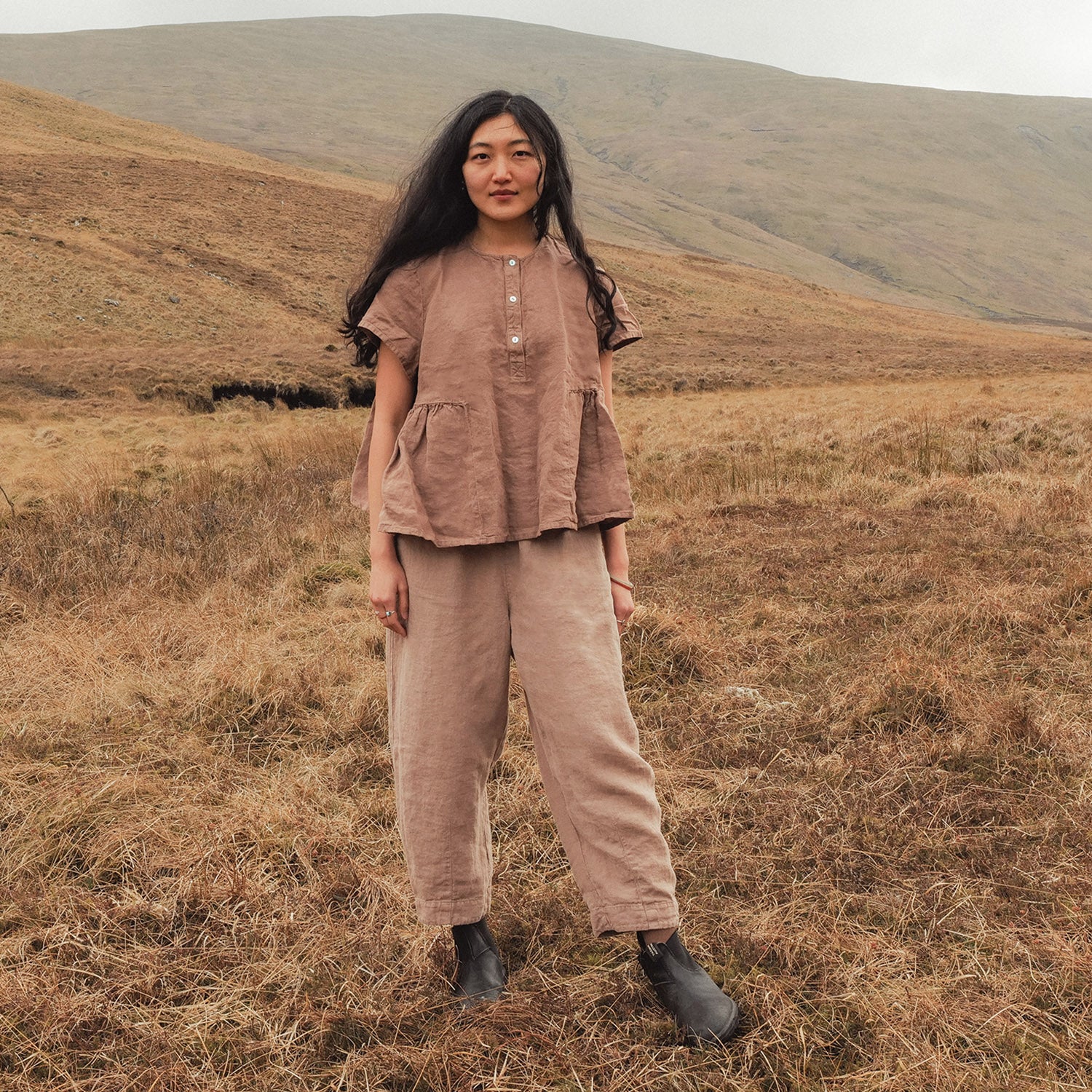 Hawthorn II Women's Trousers - Linen - Sand