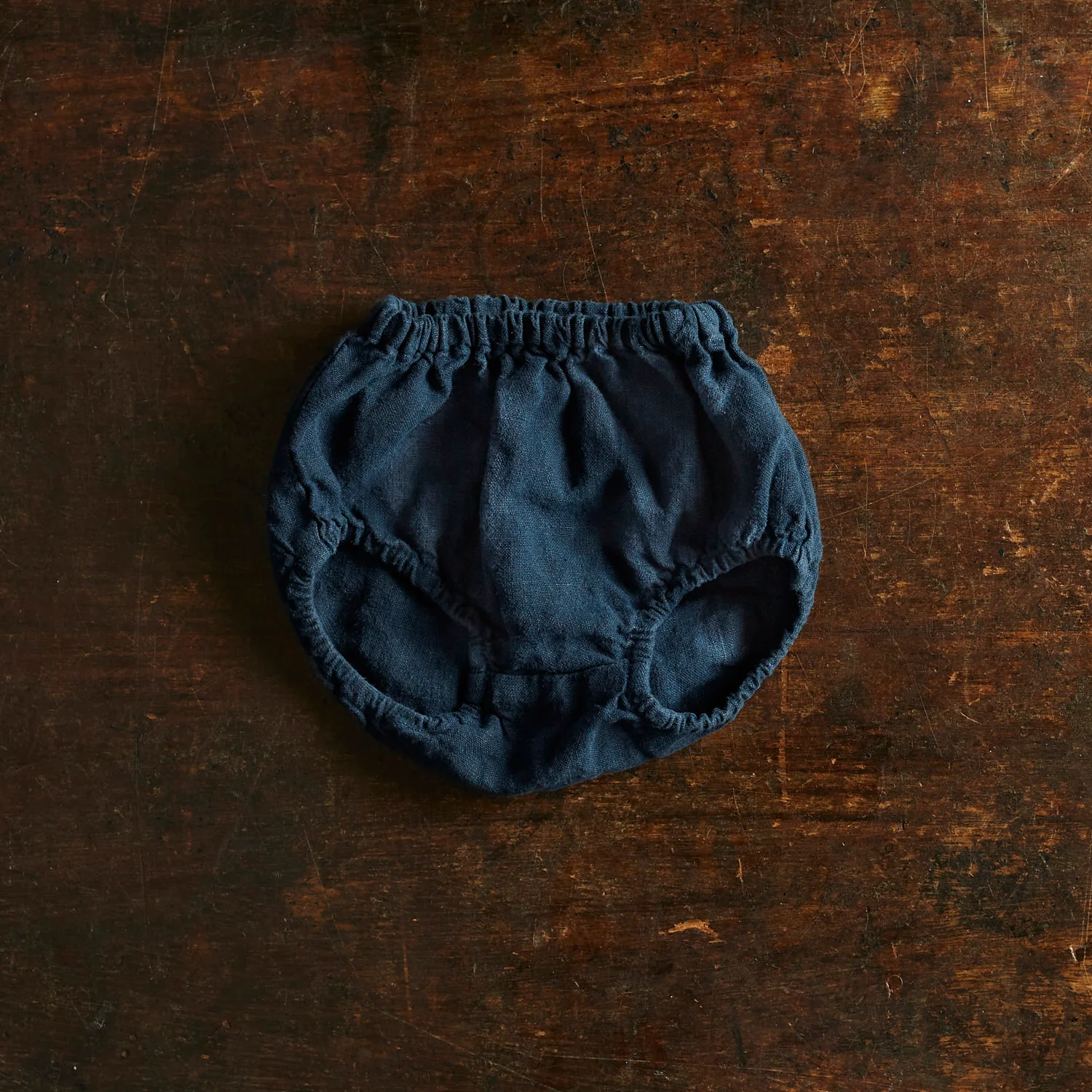 Hazel Baby Bloomers - Linen - Midnight