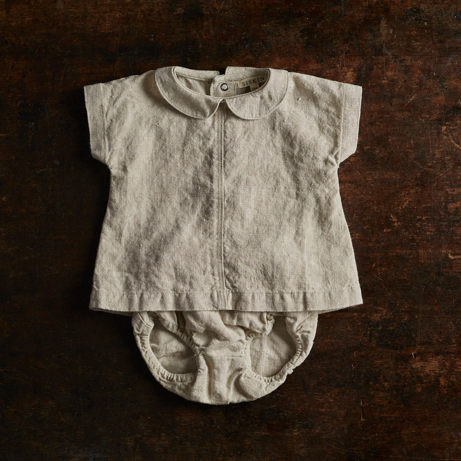 Hazel Baby Bloomers - Linen - Natural - Image 2