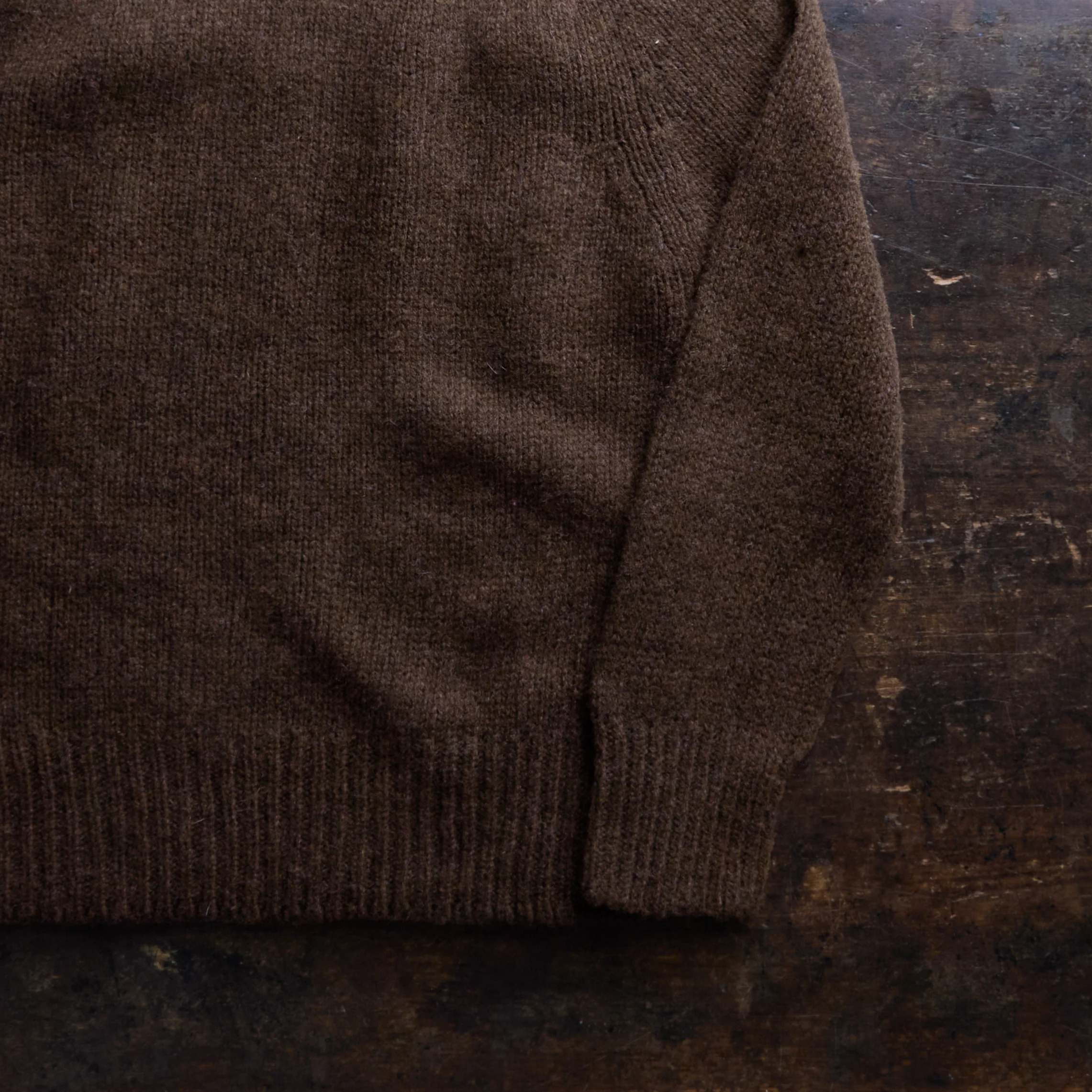 Highland Women's Rollneck - Lambswool - Burnt Umber - Image 7