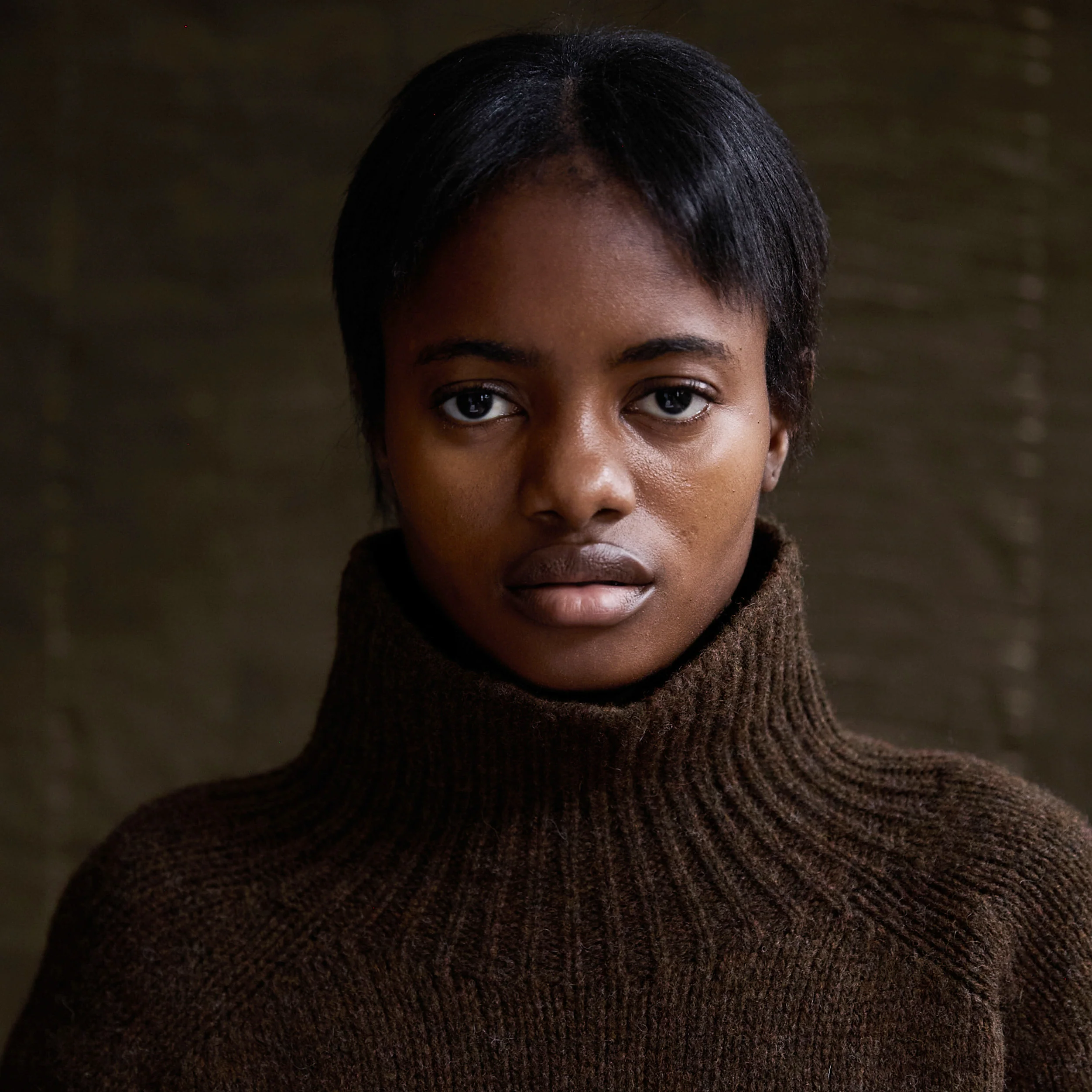 Highland Women's Rollneck - Lambswool - Burnt Umber - Image 8