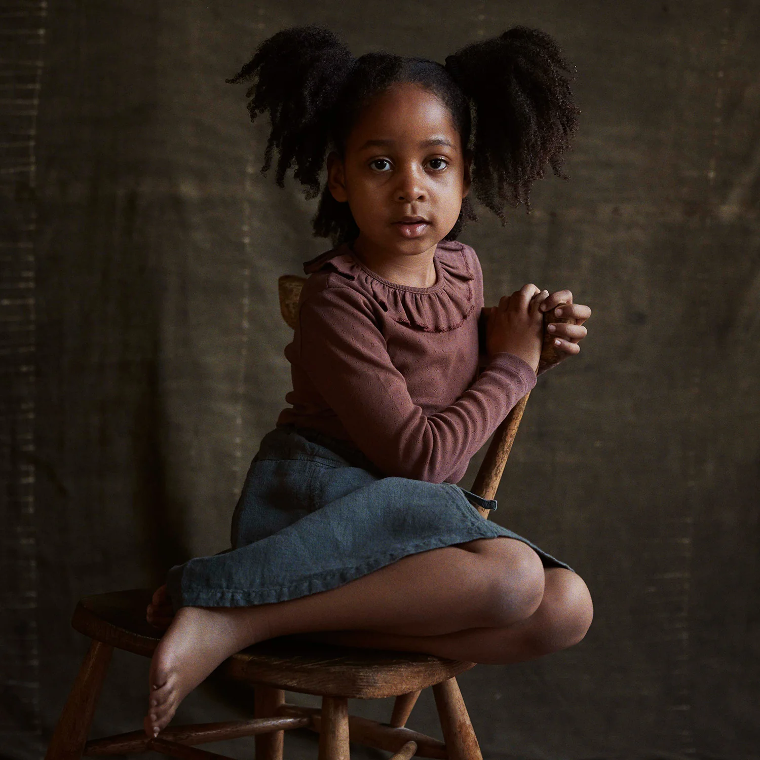 Juniper Baby & Kids Skirt - Linen - Storm