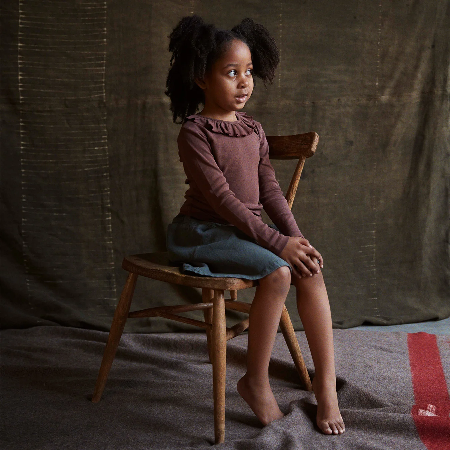 Juniper Baby & Kids Skirt - Linen - Storm - Image 4