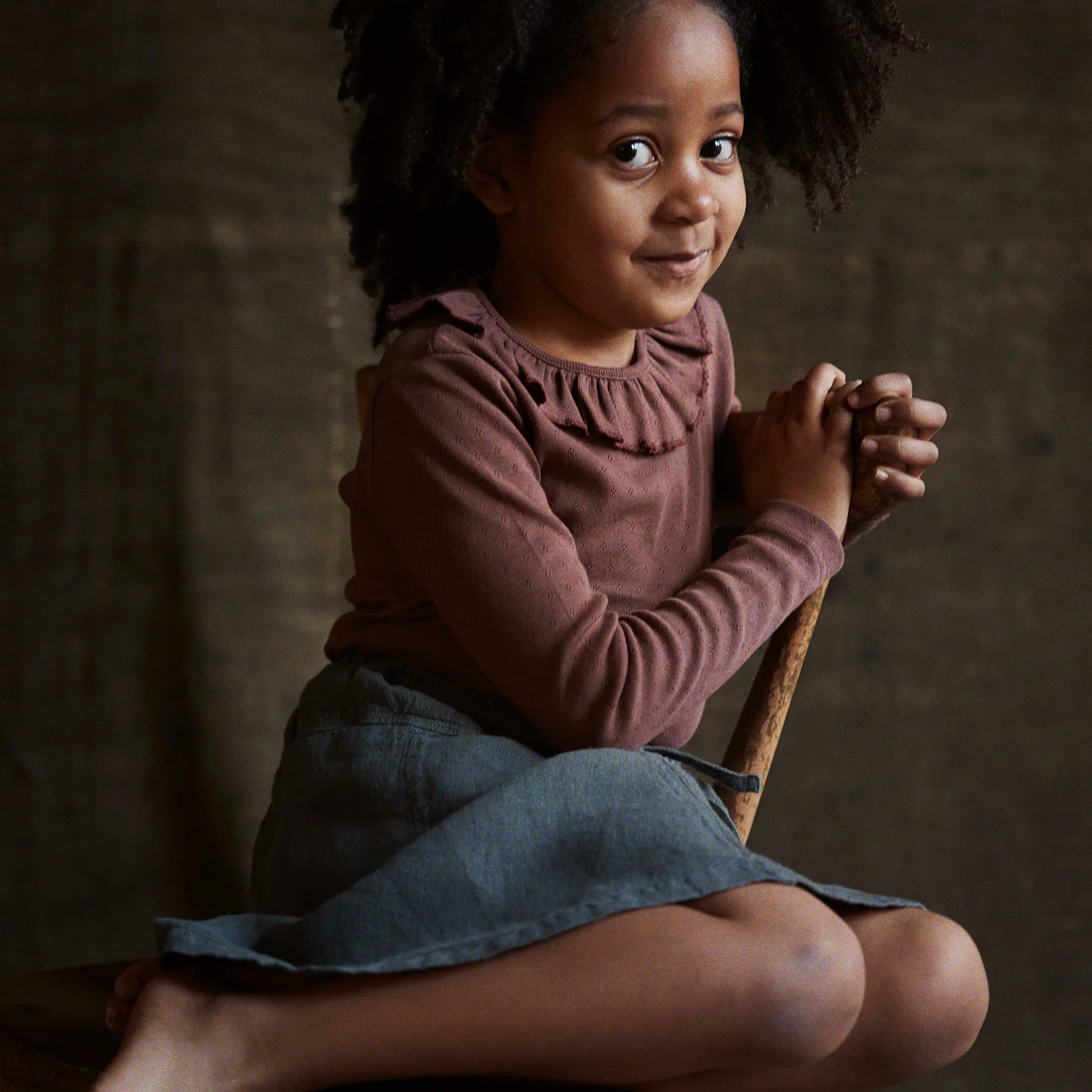 Juniper Baby & Kids Skirt - Linen - Storm - Image 6