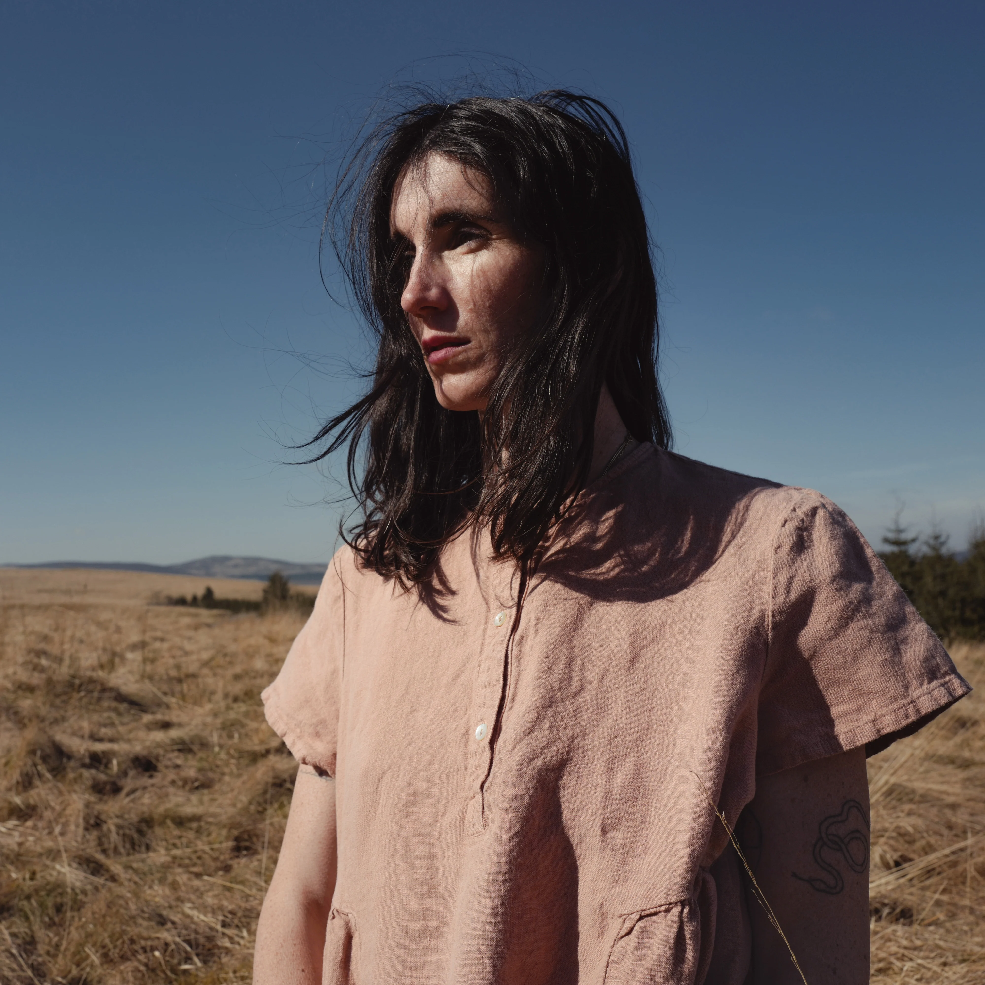 Juniper Women's Blouse - Linen - Peony - Image 4