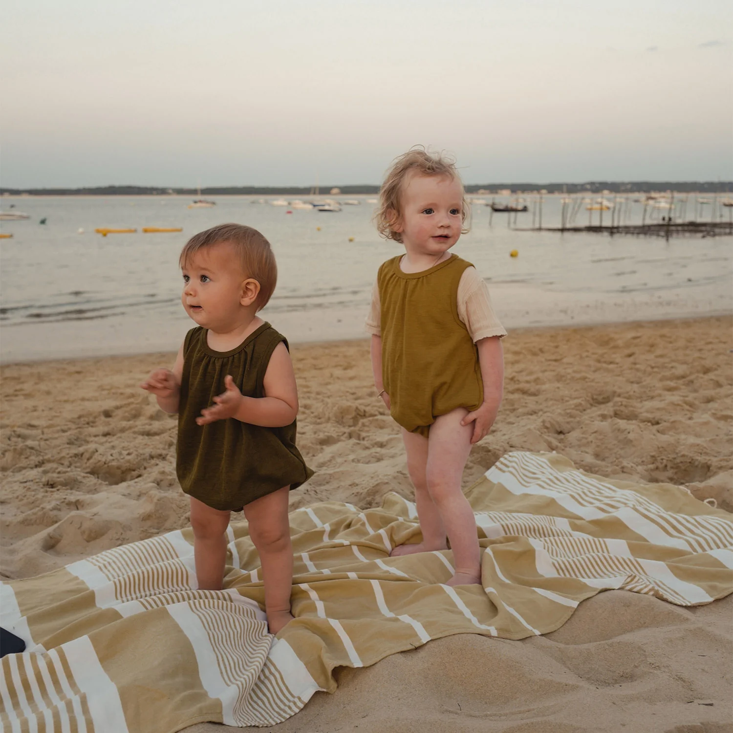 Keet Baby Romper - Merino Wool & Silk - Pistachio - Image 6