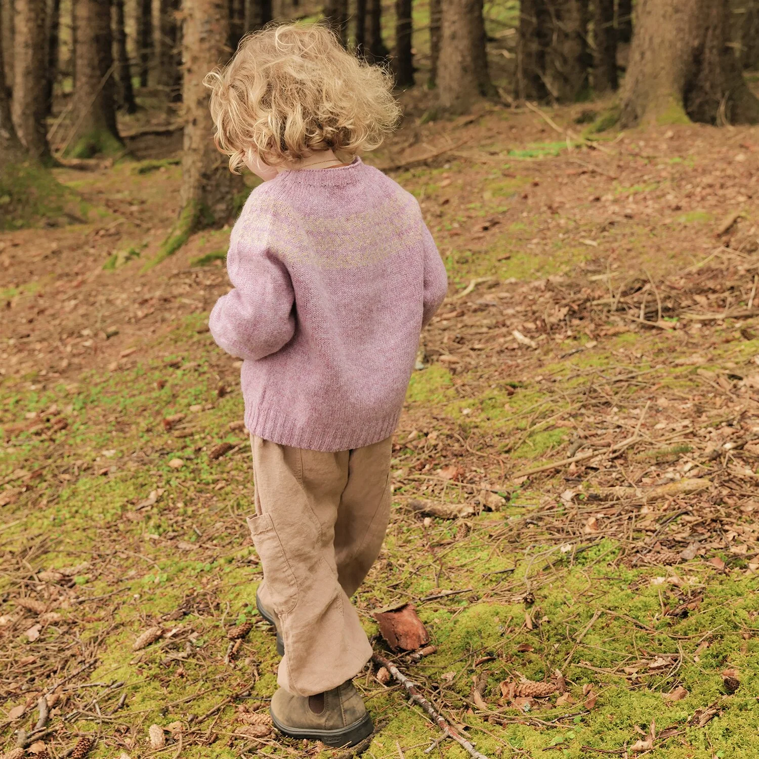 Cedar Baby & Kids Balloon Pant - Linen - Sand - Image 2