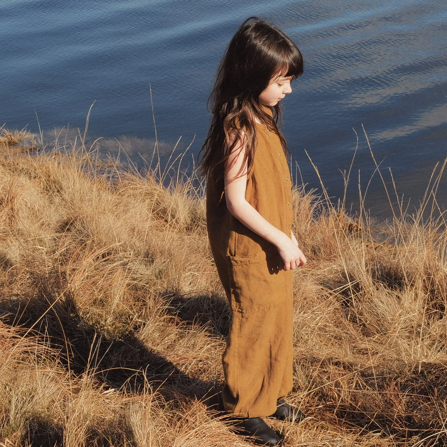 Maple Baby & Kids Jumpsuit - Linen - Copper - Image 3