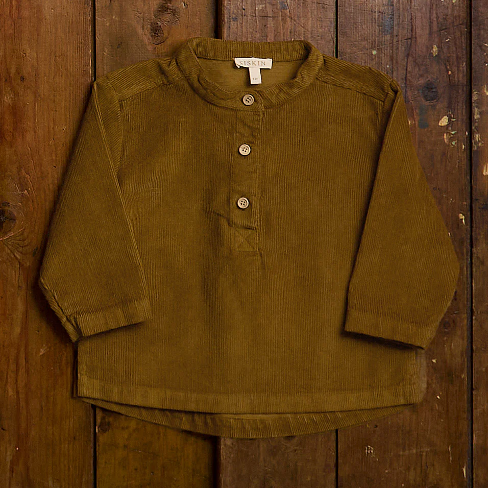 Larch Baby & Kids Shirt - Cotton Corduroy - Copper - Image 5