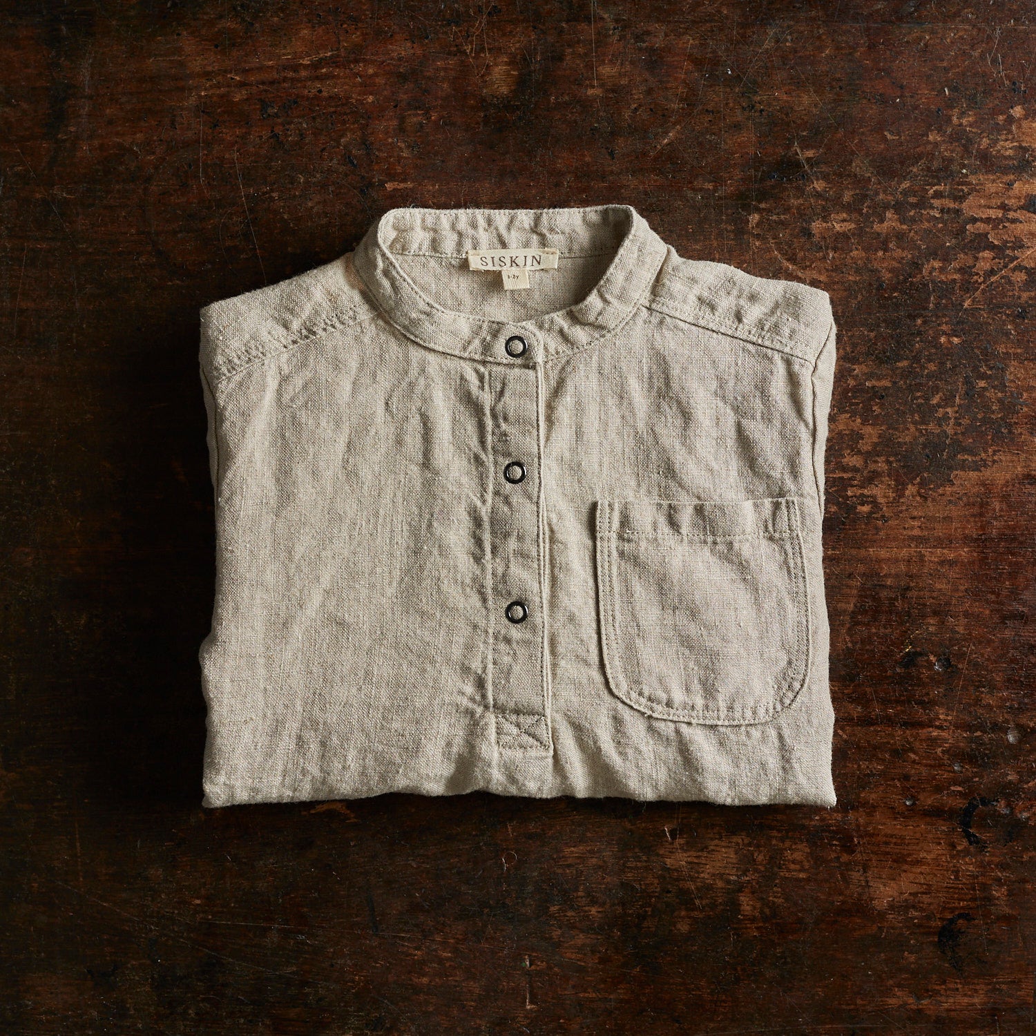 Larch Baby & Kids Shirt - Linen - Natural - Image 6