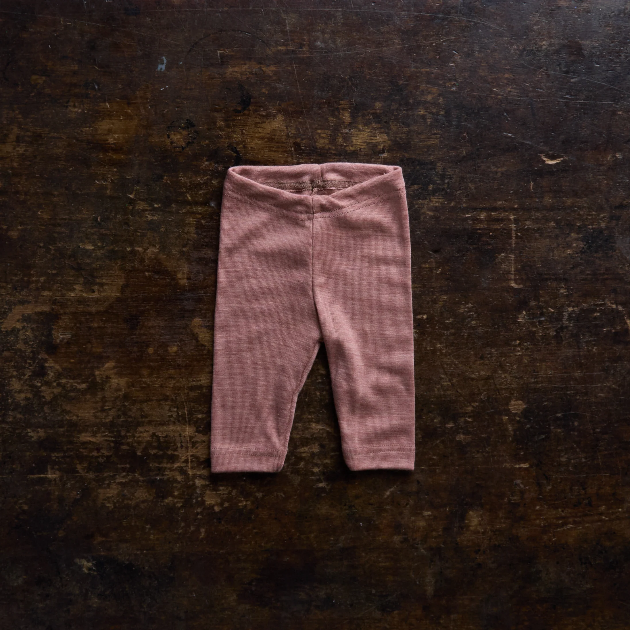 Finch Baby Leggings - Merino Wool & Silk - Orchid