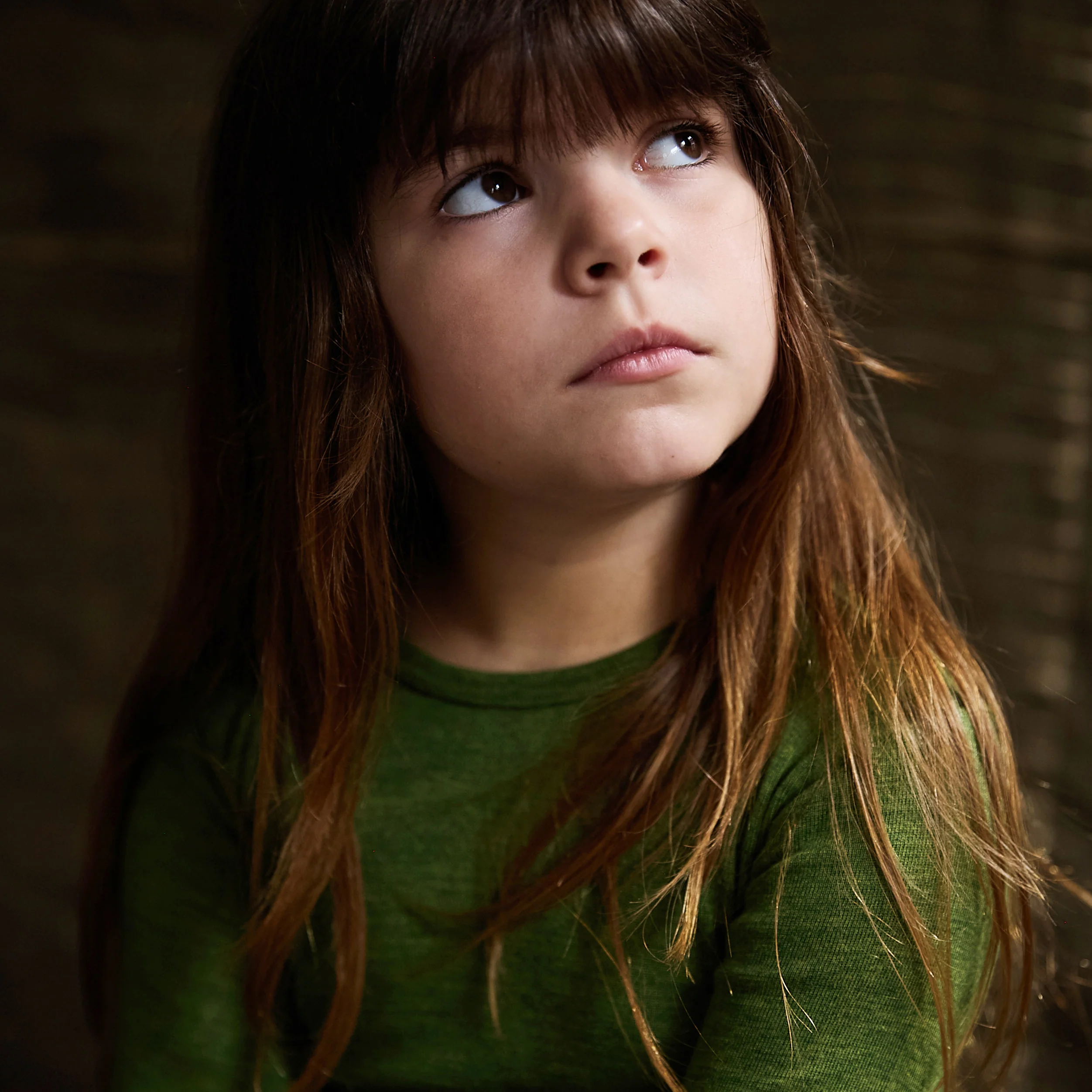 Lark Top & Finch Leggings Kids Set - Merino Wool & Silk - Forest - Image 6