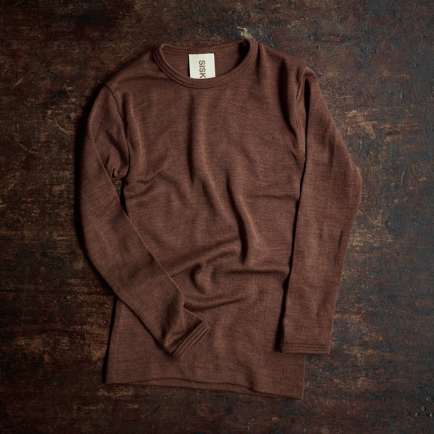 Lark Top & Finch Leggings Kids Set - Merino Wool & Silk - Squirrel - Image 3