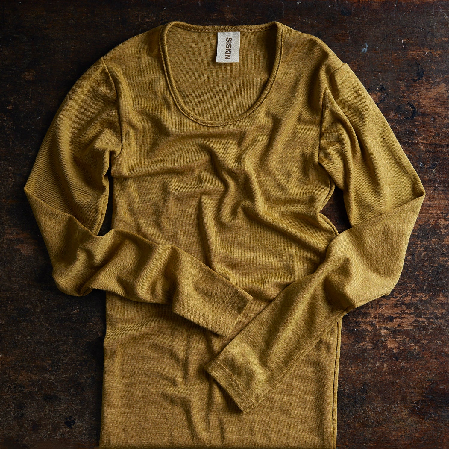 Lark Women's Top - Merino Wool & Silk - Pistachio - Image 5