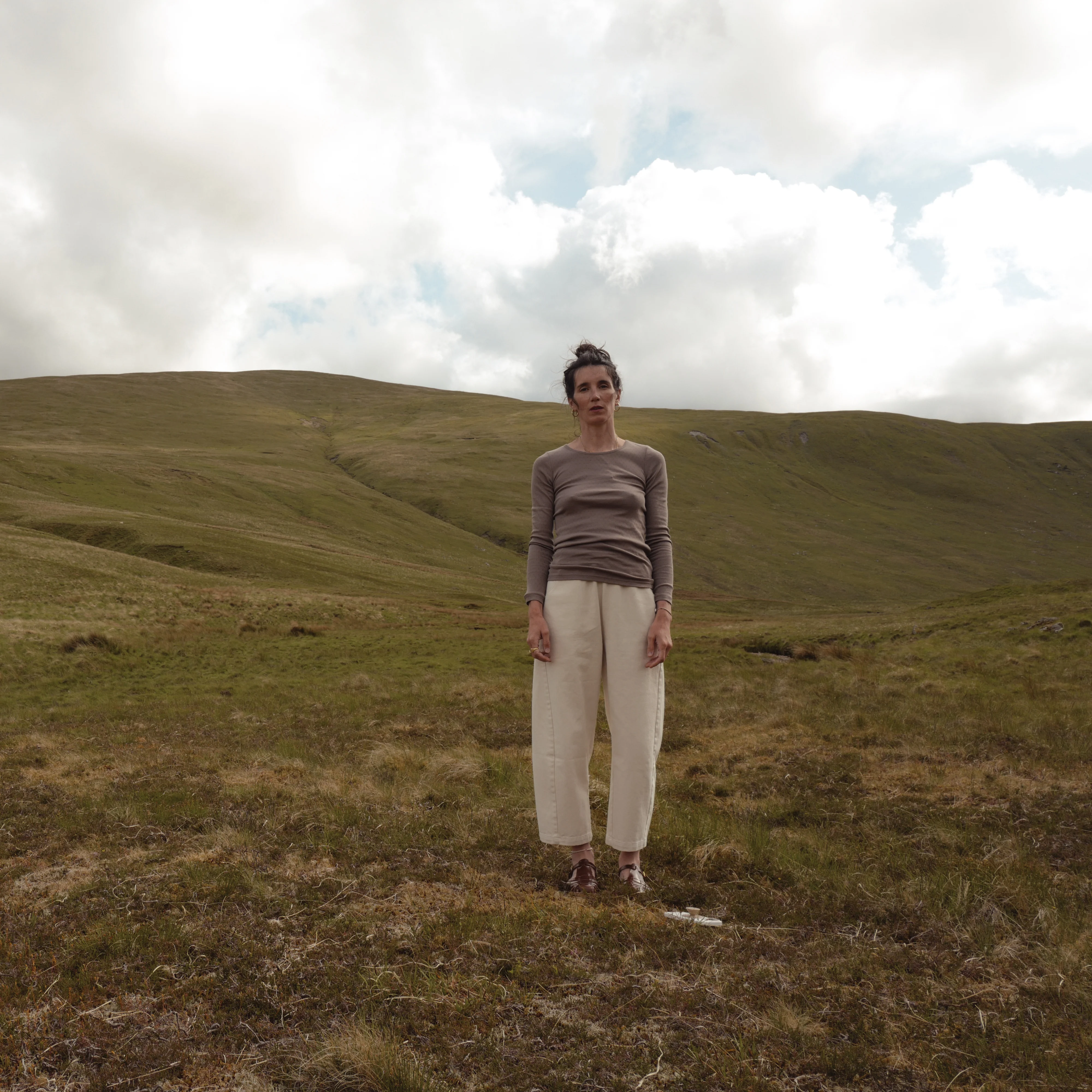 Lark Women's Top - Cotton Pointelle - Timber - Image 4