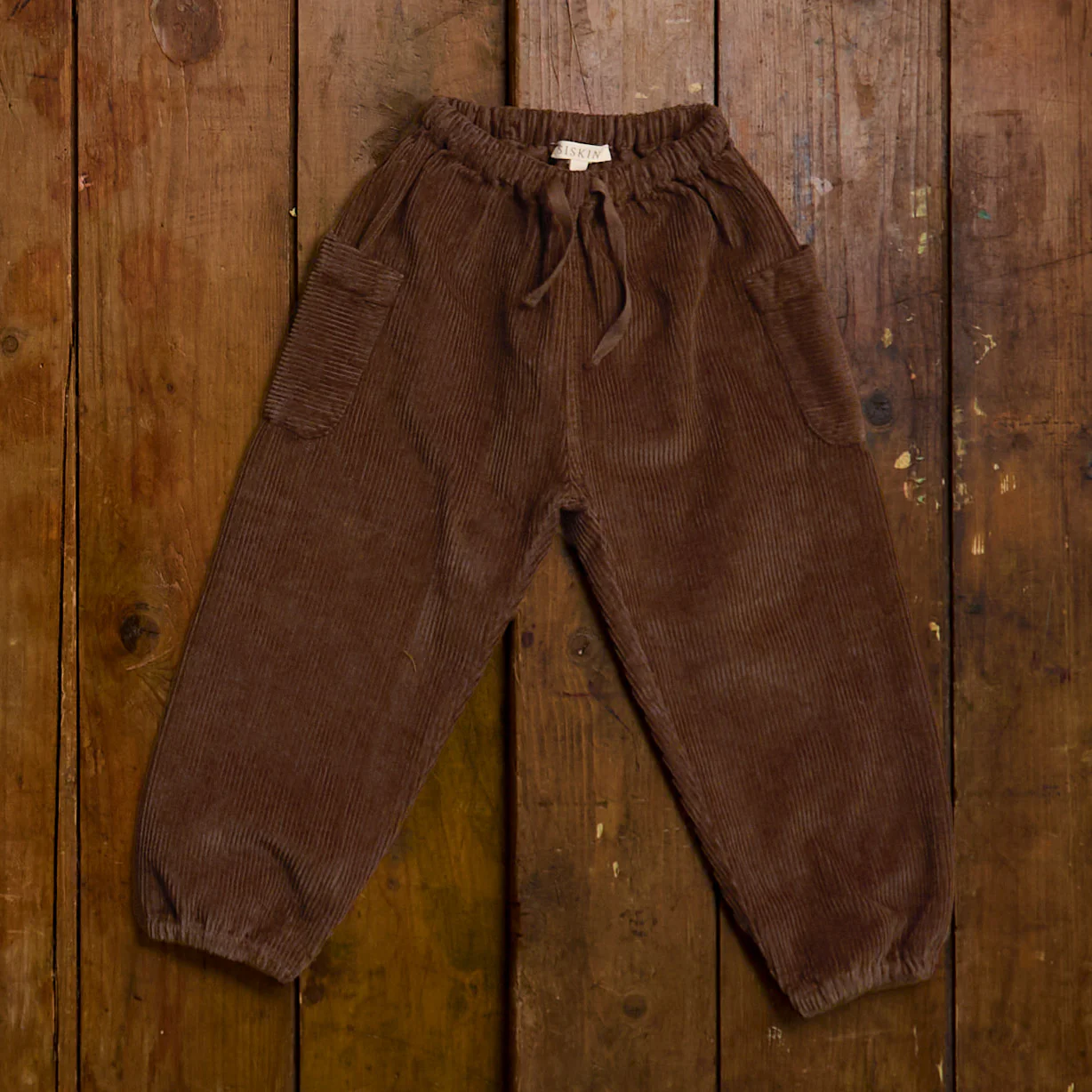 Linden Baby & Kids Trousers - Cotton Corduroy - Squirrel - Image 2