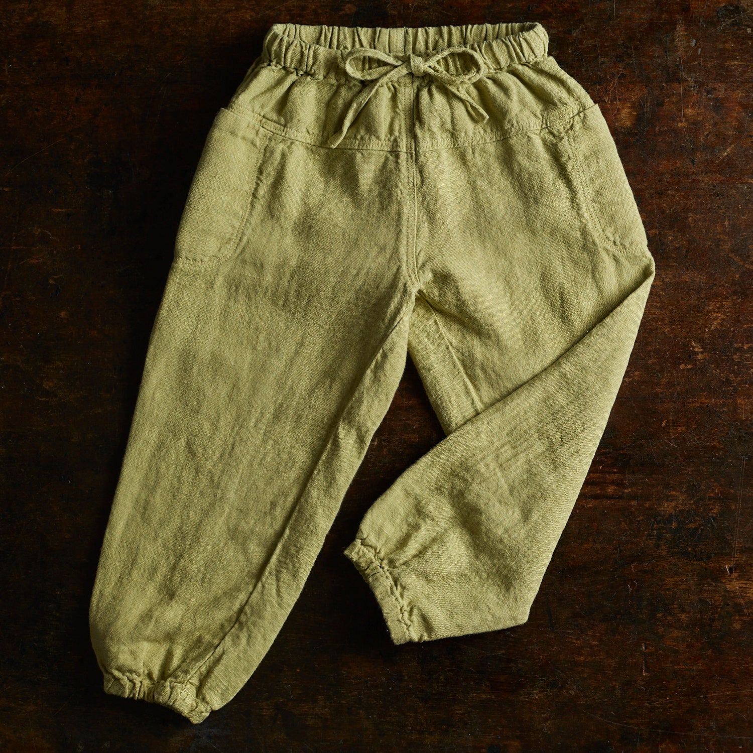 Linden Baby & Kids Trousers - Linen - Celadon - Image 2