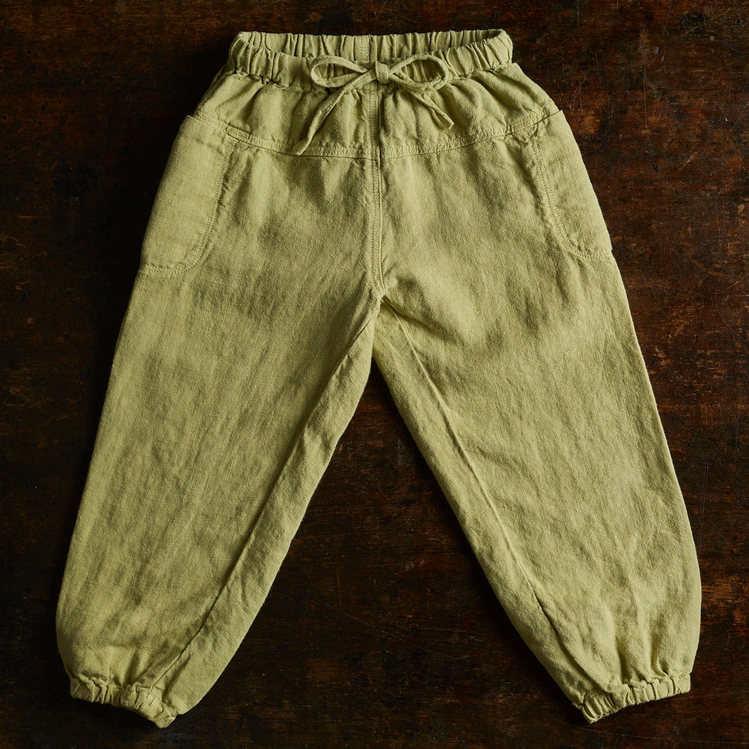 Linden Baby & Kids Trousers - Linen - Celadon - Image 3