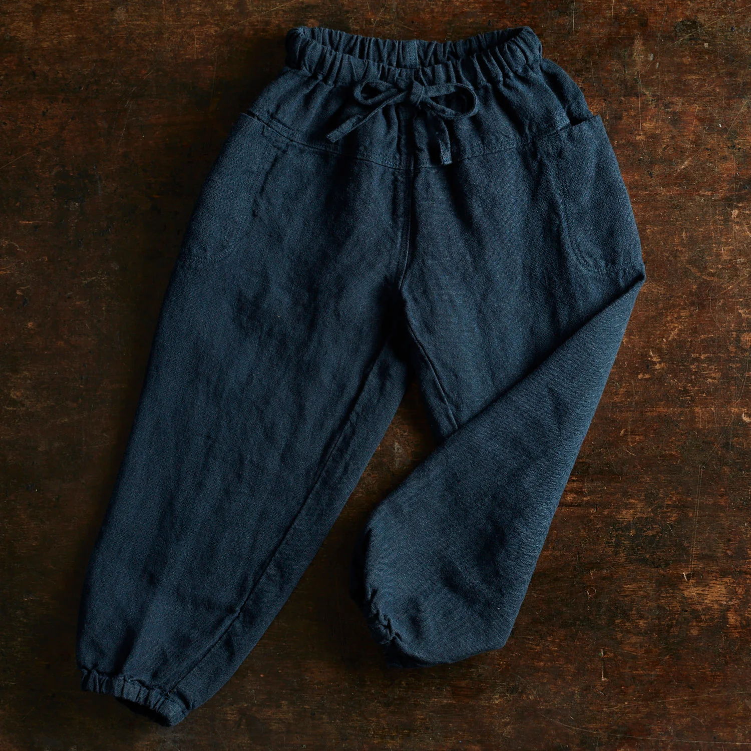 Linden Baby & Kids Trousers - Linen - Midnight
