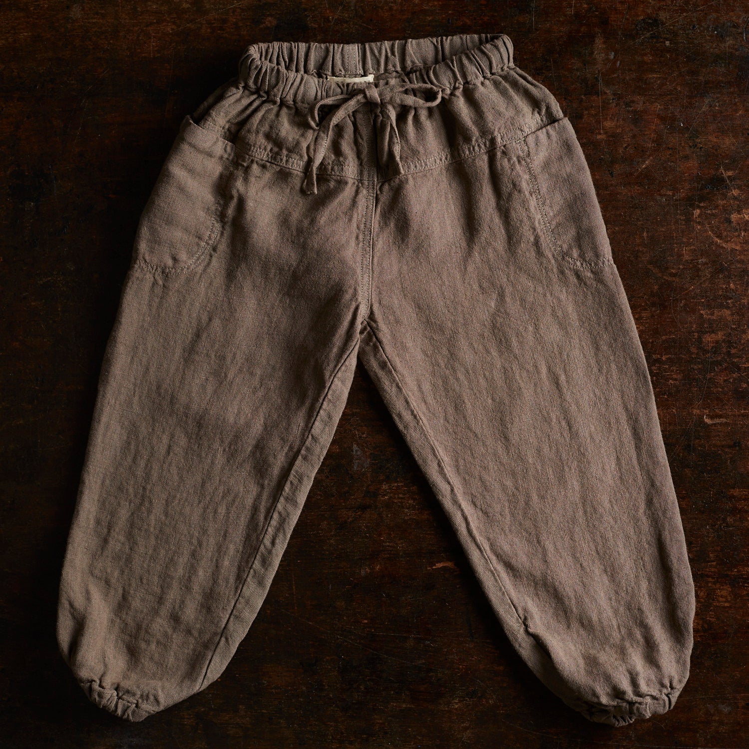 Linden Baby & Kids Trousers - Linen - Timber - Image 9