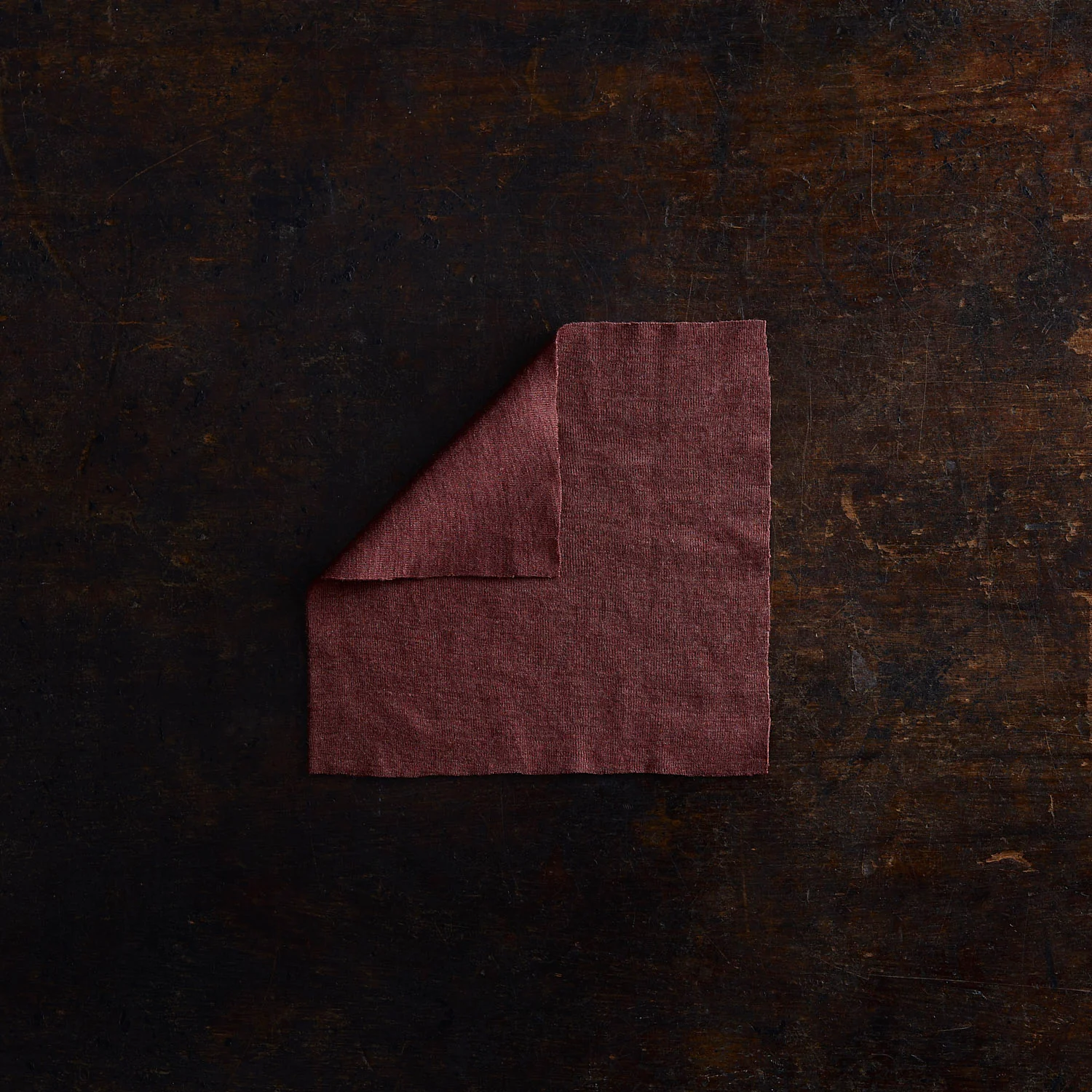 Junco Mending Square - Merino Wool & Silk - Fig
