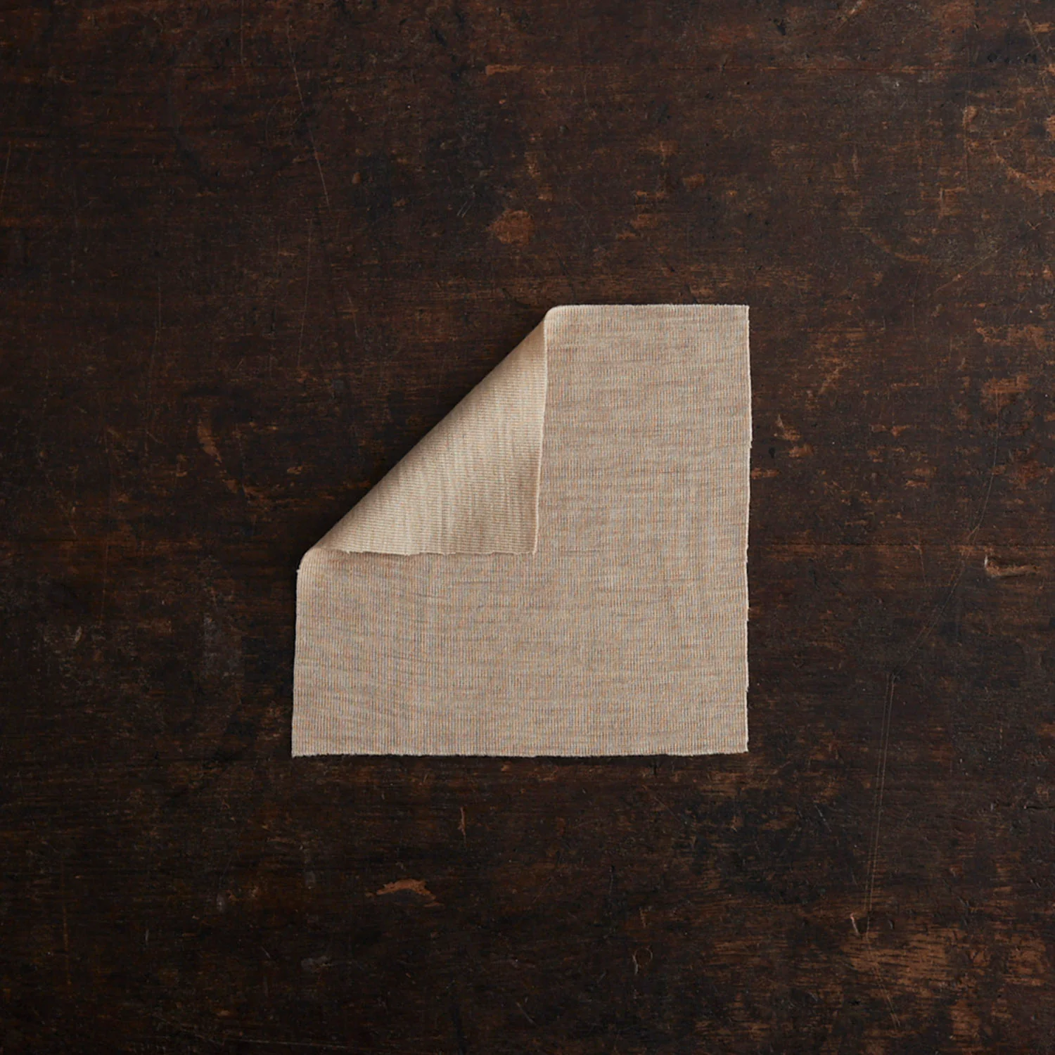Junco Mending Square - Merino Wool & Silk - Sandstorm