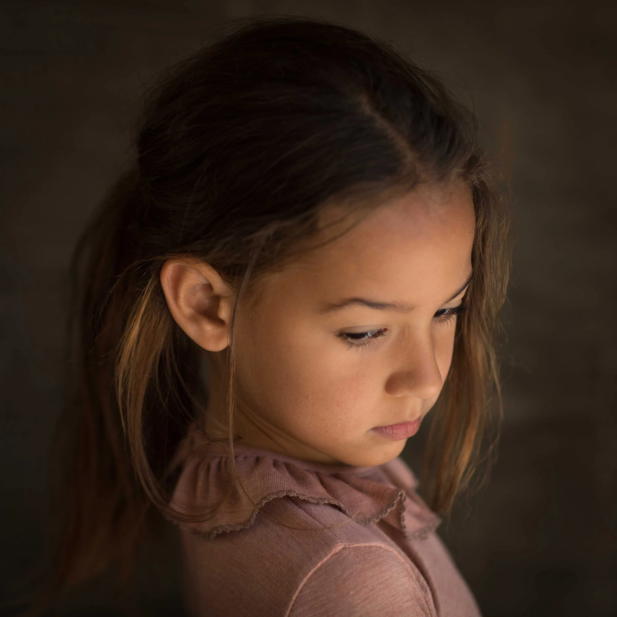 Wren Baby & kids Top - Merino Wool & Silk - Orchid - Image 2