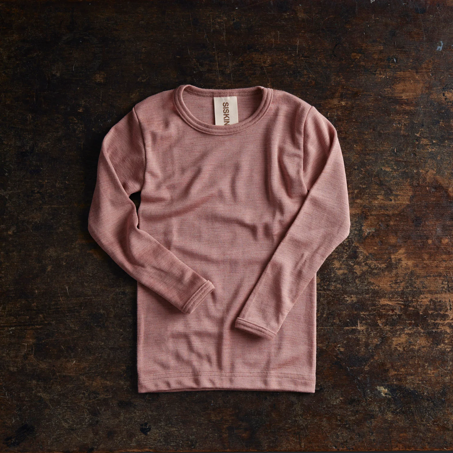 Lark Baby & Kids Top - Merino Wool & Silk - Orchid - Image 2