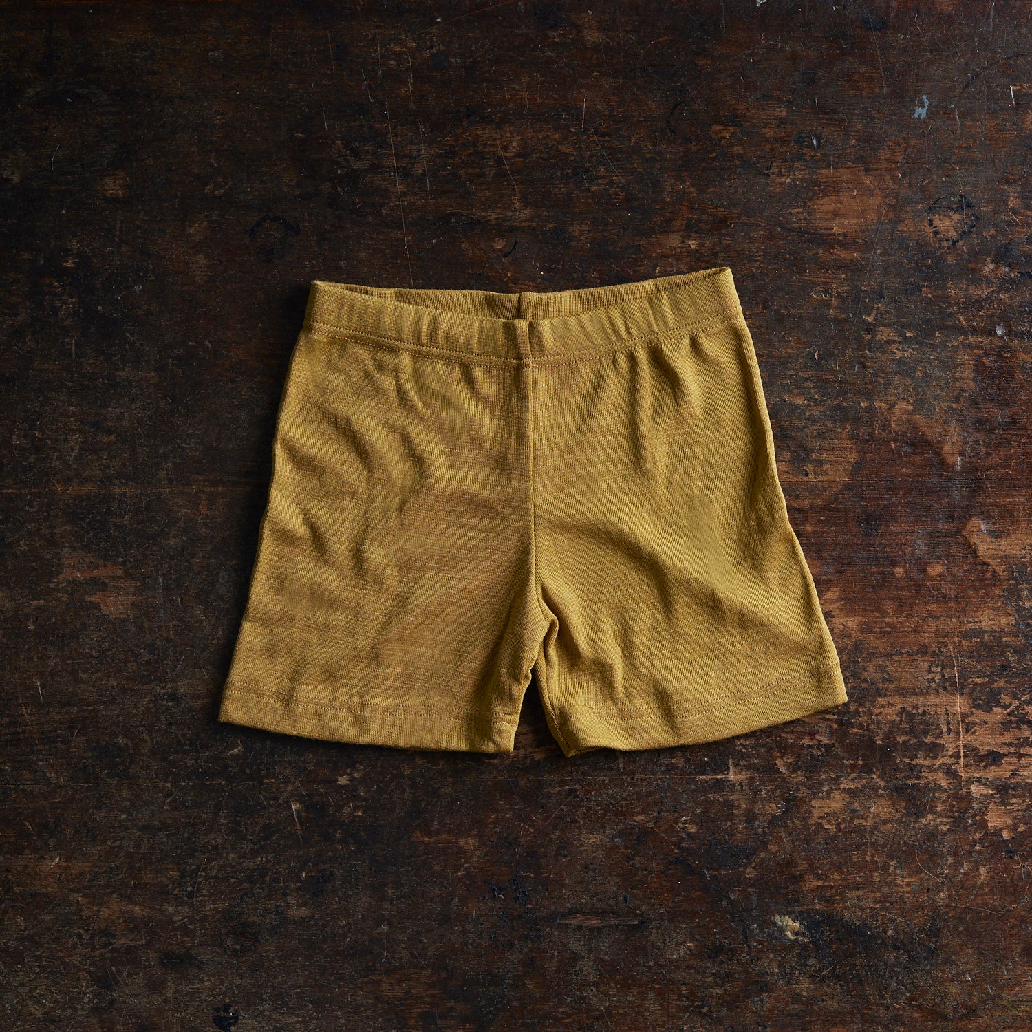 Rhea Baby & Kids Shorts - Merino Wool & Silk - Pistachio - Image 3