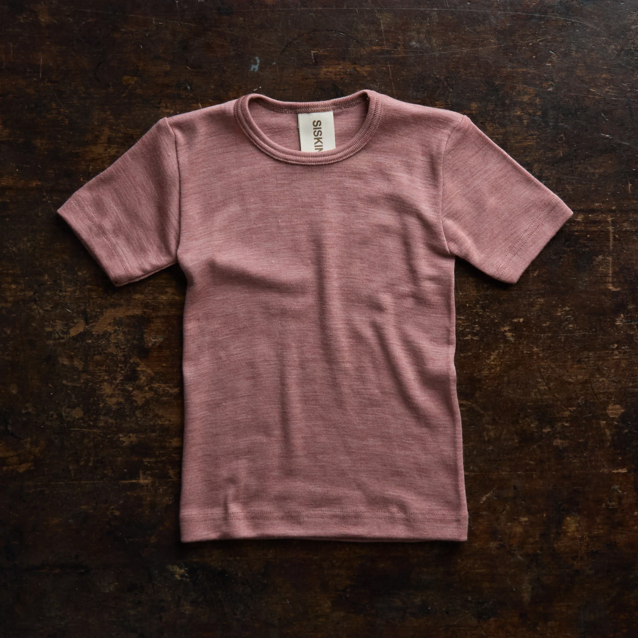 Smew Kids Top - Merino Wool & Silk - Orchid - Image 2