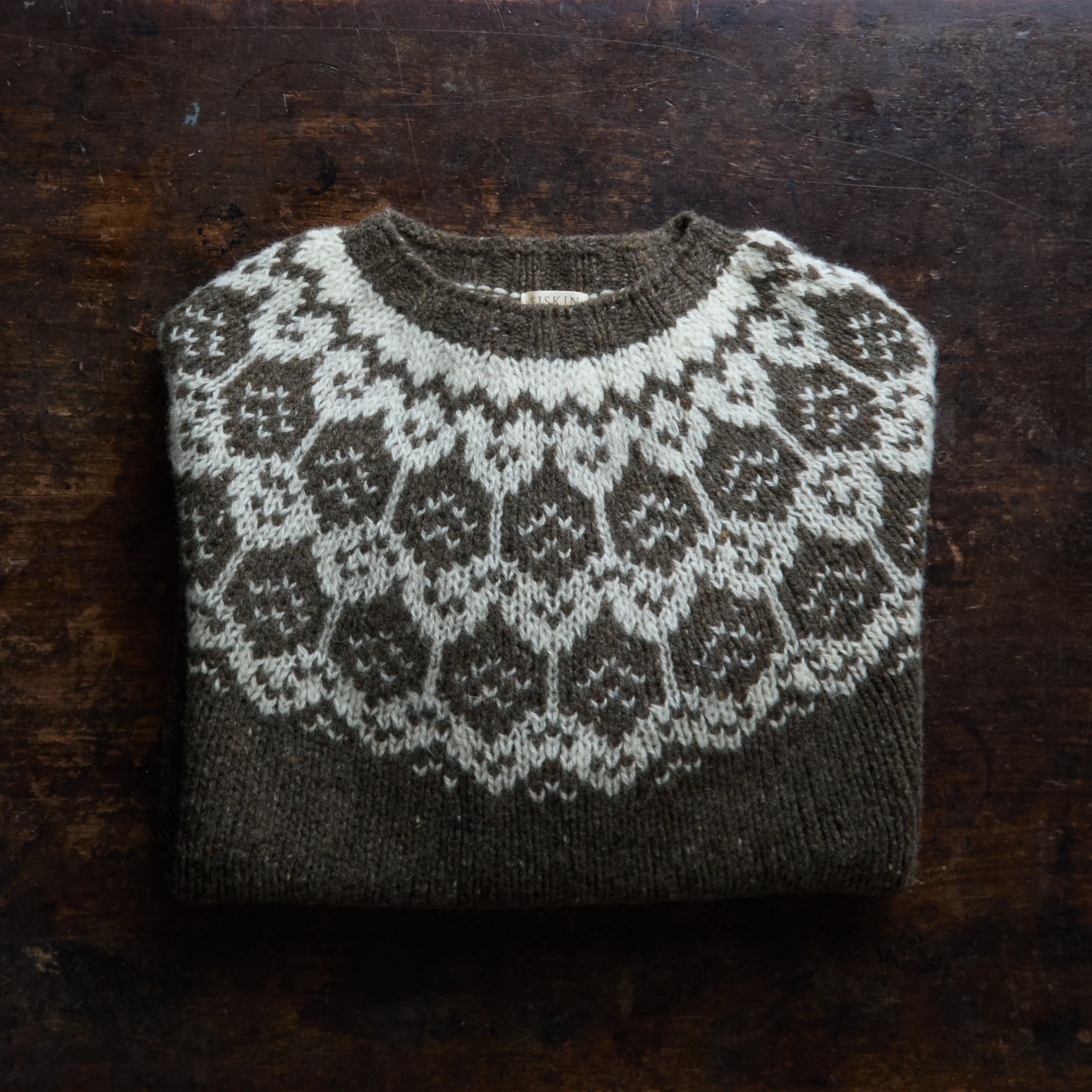 Norse Women's Sweater - Donegal Wool - Granite - Image 6