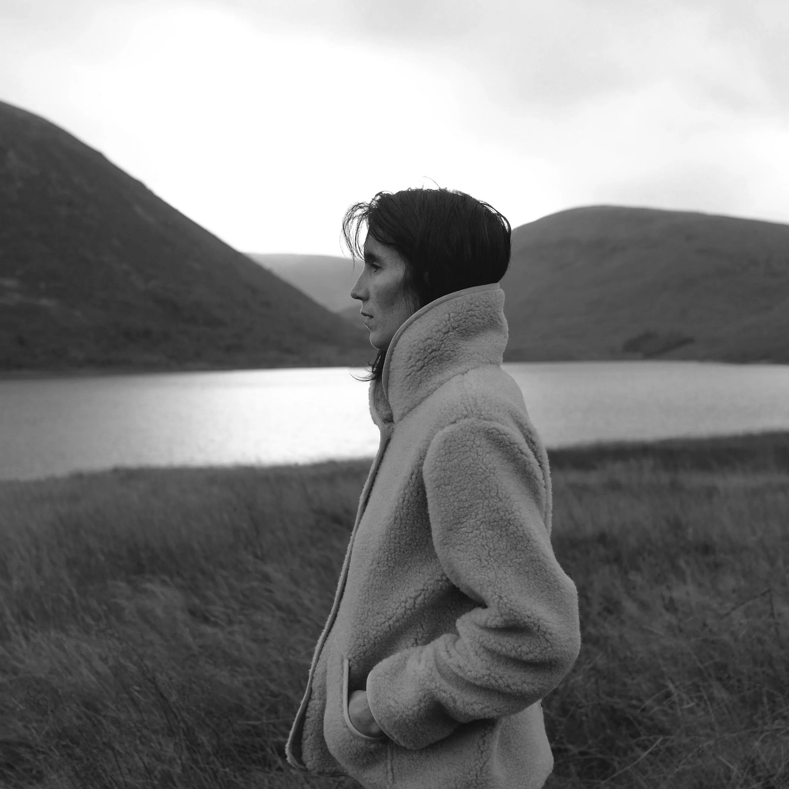 Oryx Women's Jacket - Wool Teddy Fleece - Walnut - Image 7