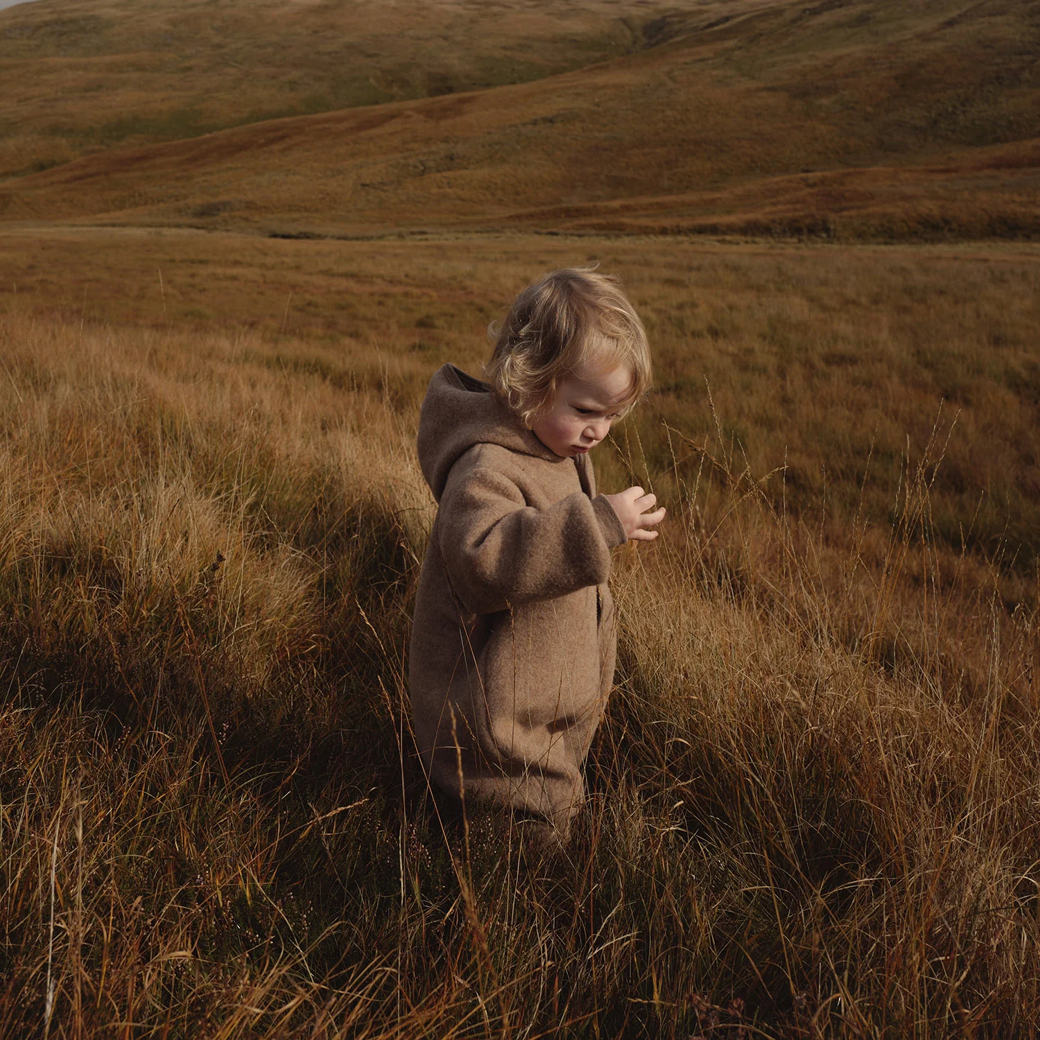 Pipit Baby Suit - Merino Wool Fleece - Driftwood - Image 3
