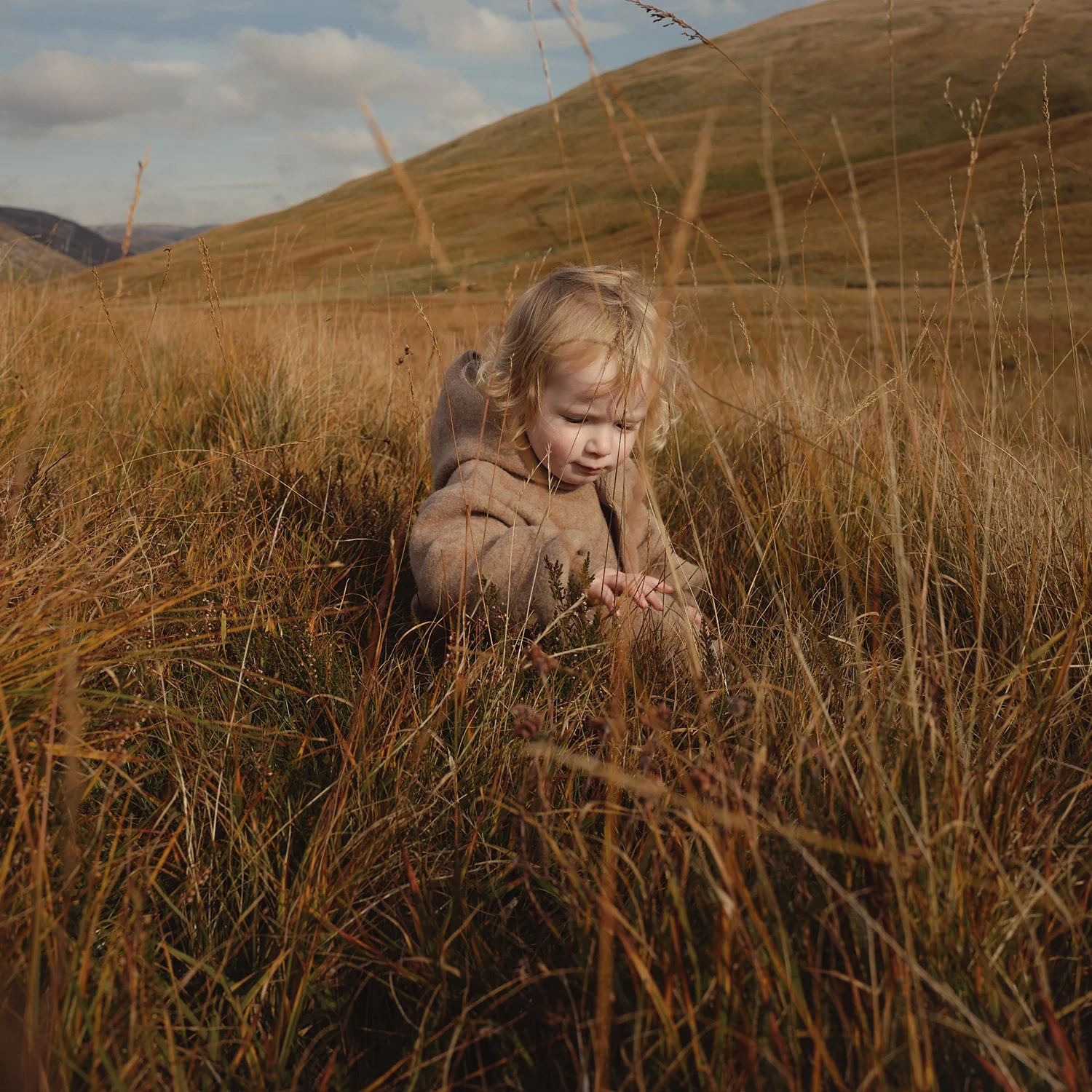 Pipit Baby Suit - Merino Wool Fleece - Driftwood - Image 4