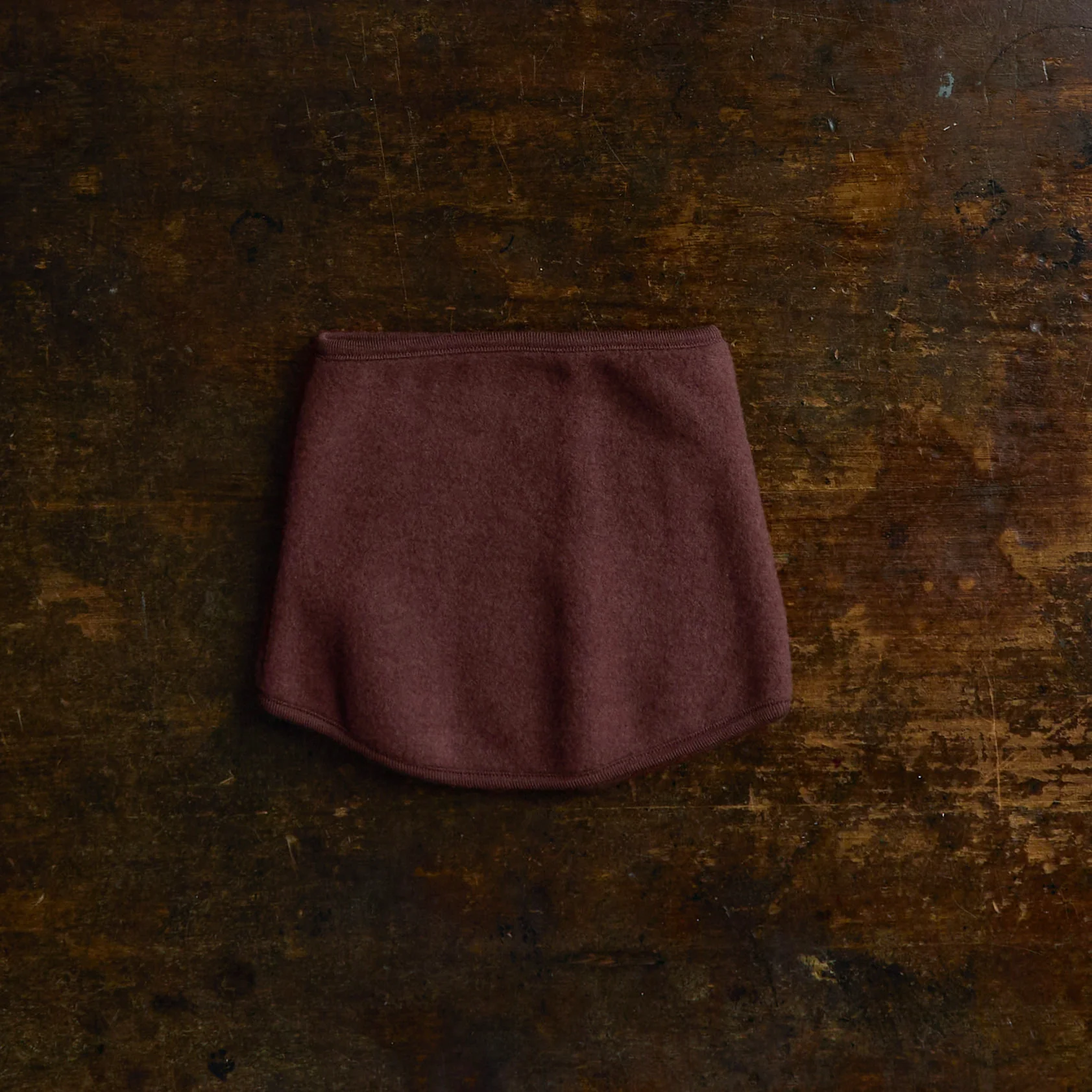 Sandpiper Women’s Snood - Merino Wool Fleece - Fig