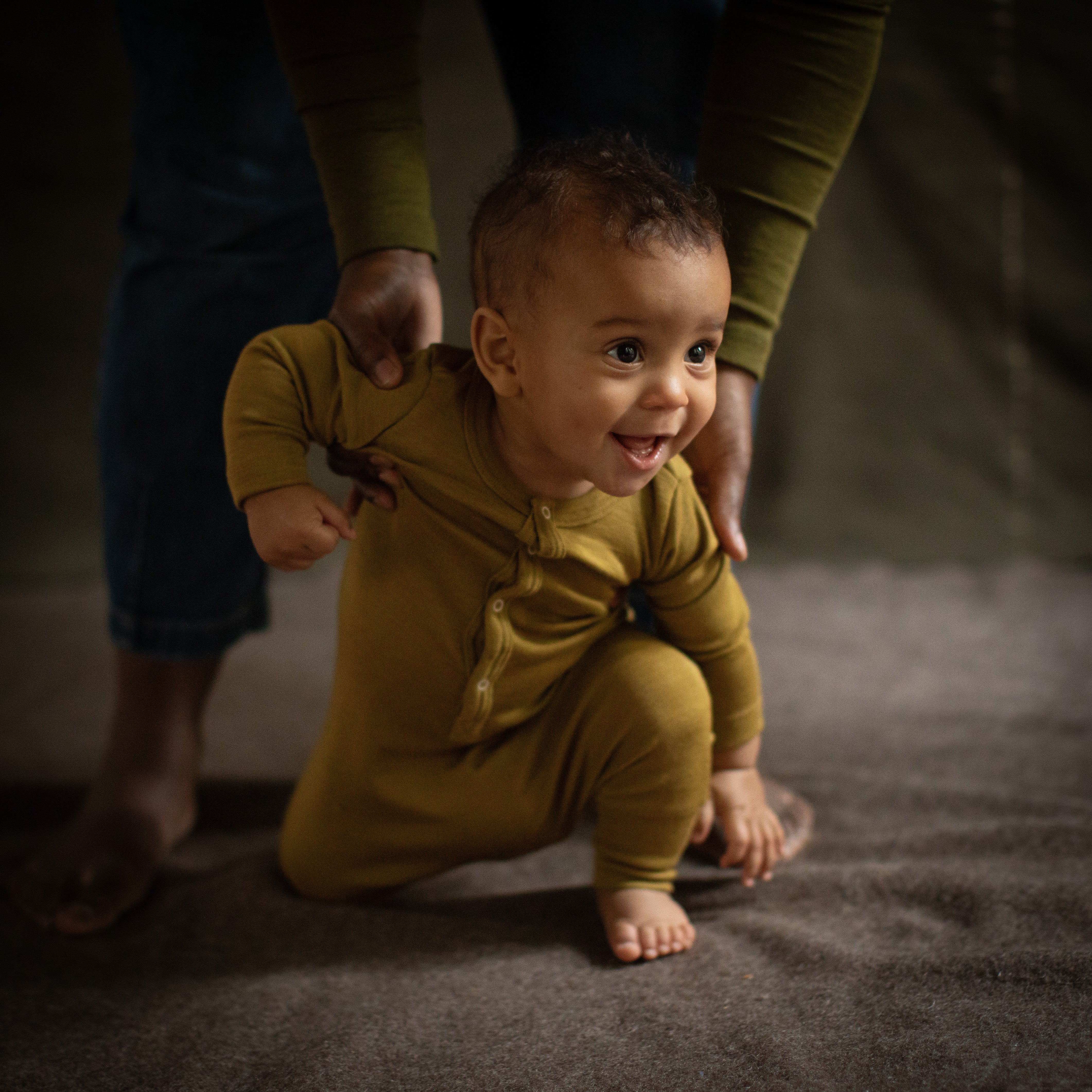 Serin Baby & Kids Pyjamas - Merino Wool & Silk - Pistachio - Image 2