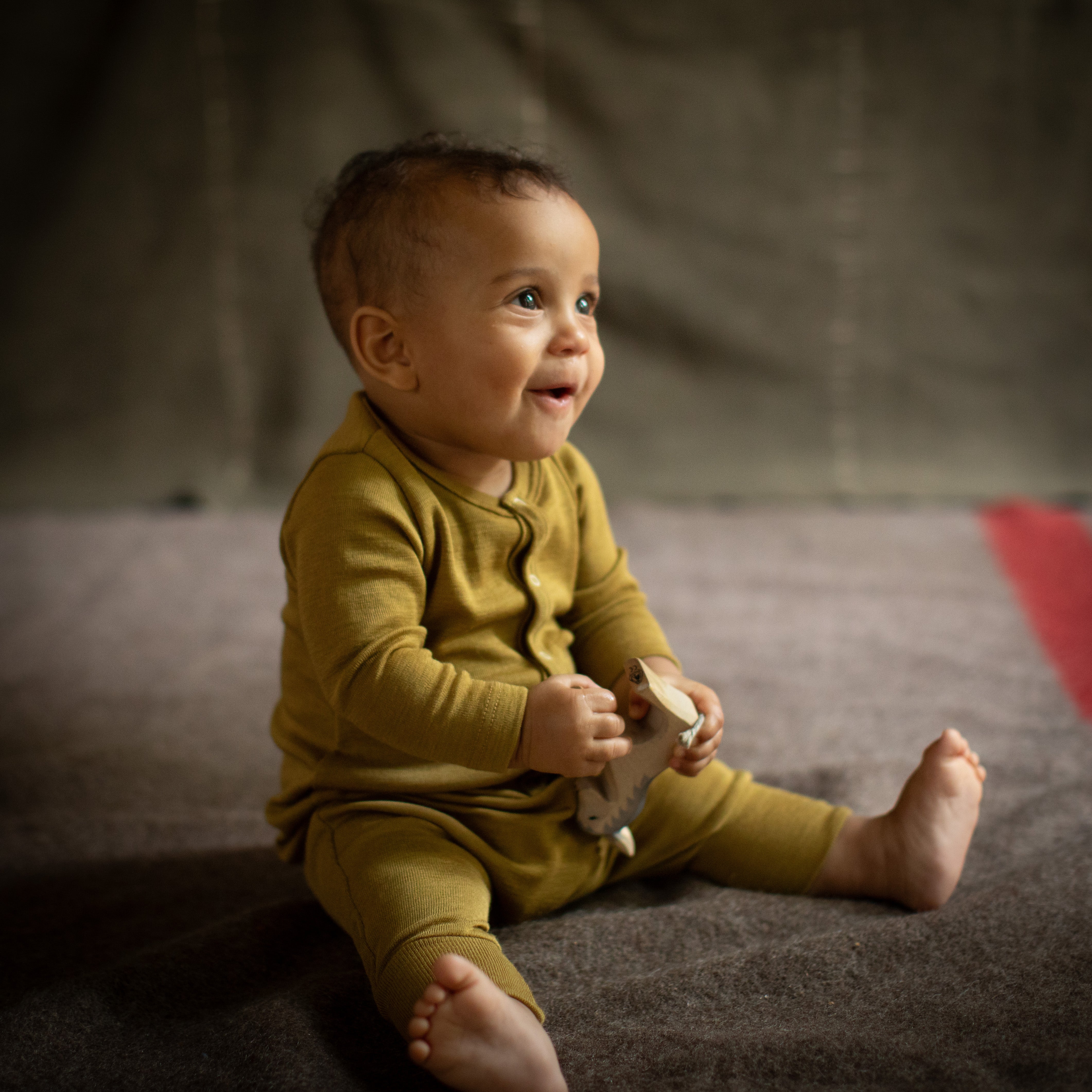 Serin Baby & Kids Pyjamas - Merino Wool & Silk - Pistachio - Image 6