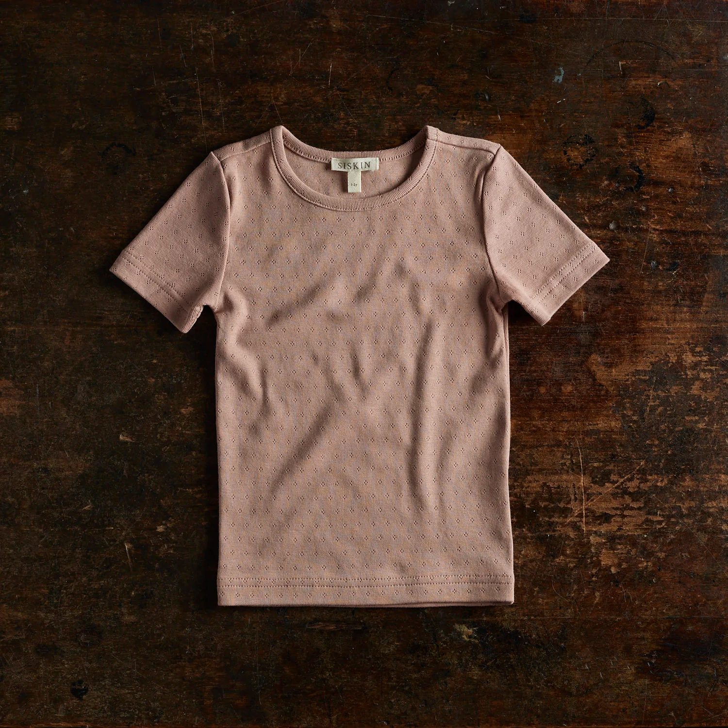 Smew Baby & Kids Top - Cotton Pointelle - Peony - Image 2