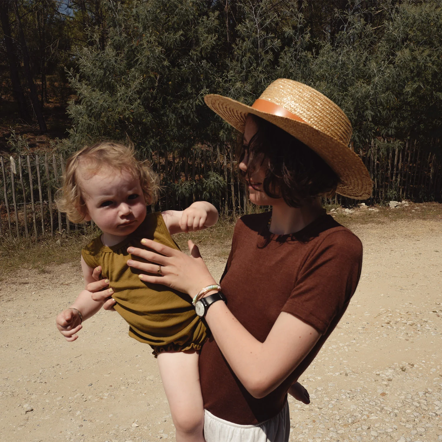 Smew Kids Top - Merino Wool & Silk - Fig - Image 5