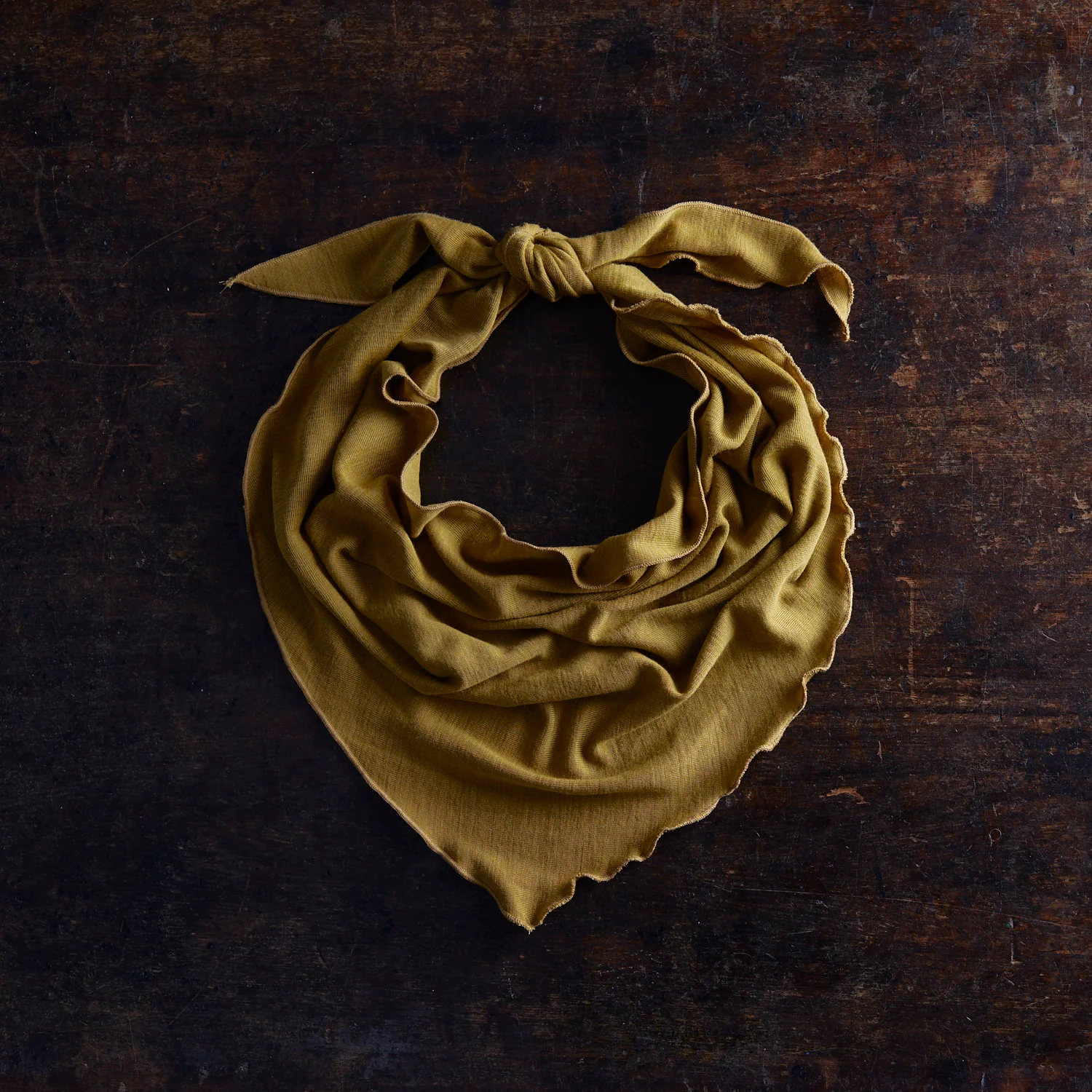 Swan Adults Bandana/Scarf - Merino Wool & Silk - Pistachio