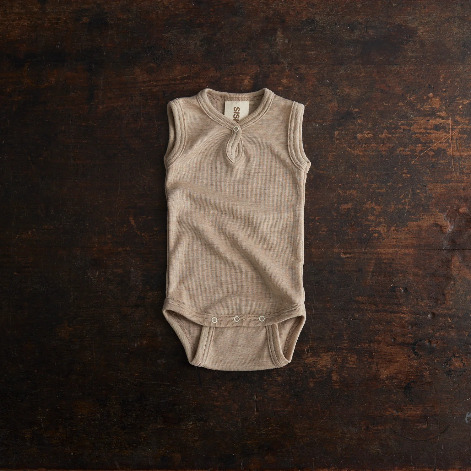 Tern Baby Body - Merino Wool & Silk - Sandstorm