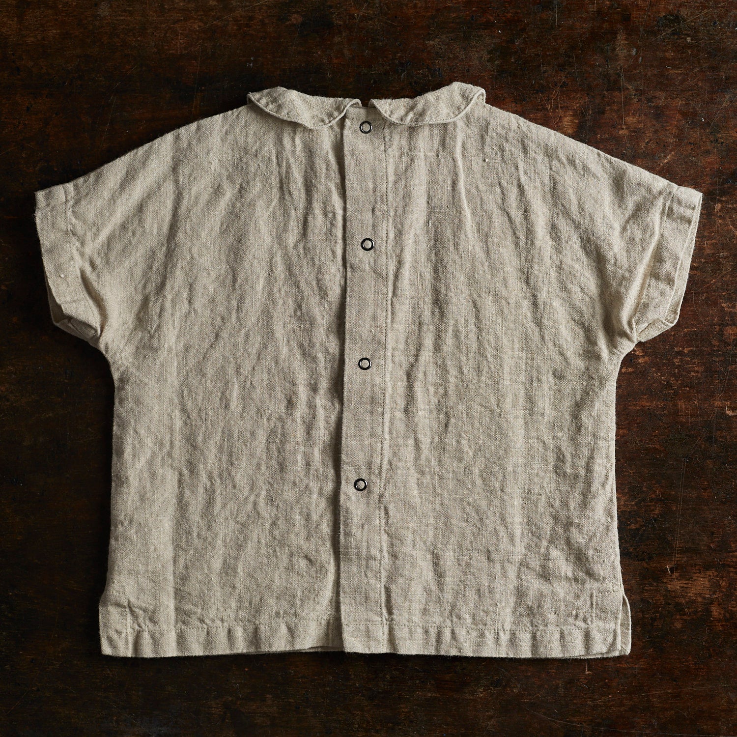 Willow Kids Blouse - Linen - Natural - Image 5