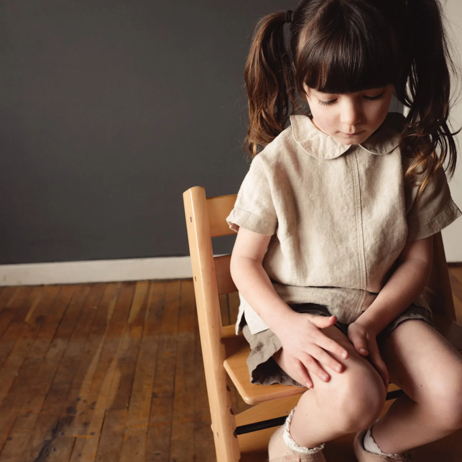 Willow Kids Blouse - Linen - Natural - Image 6